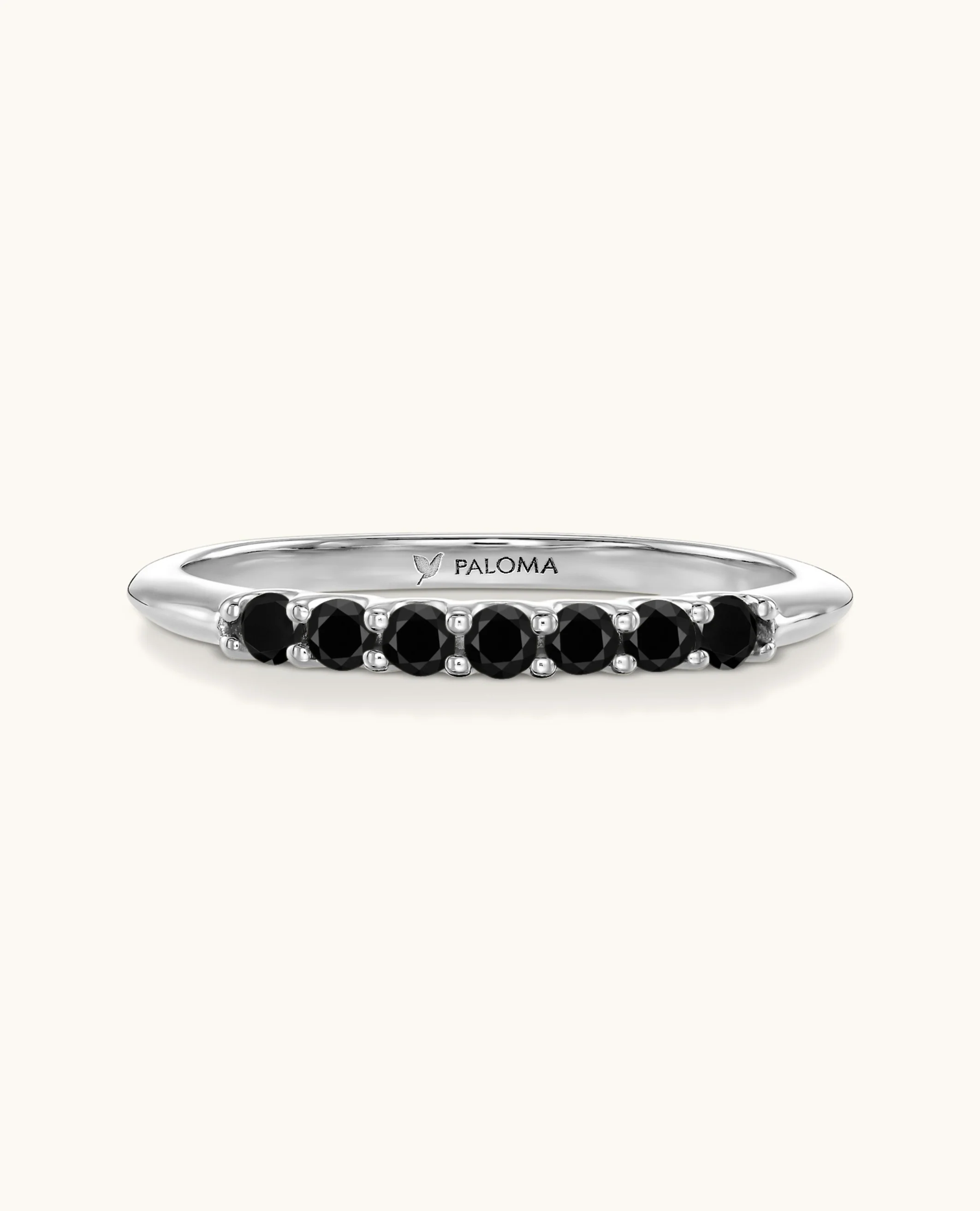 2.0mm Black Diamond Tennis Ring - Image 6