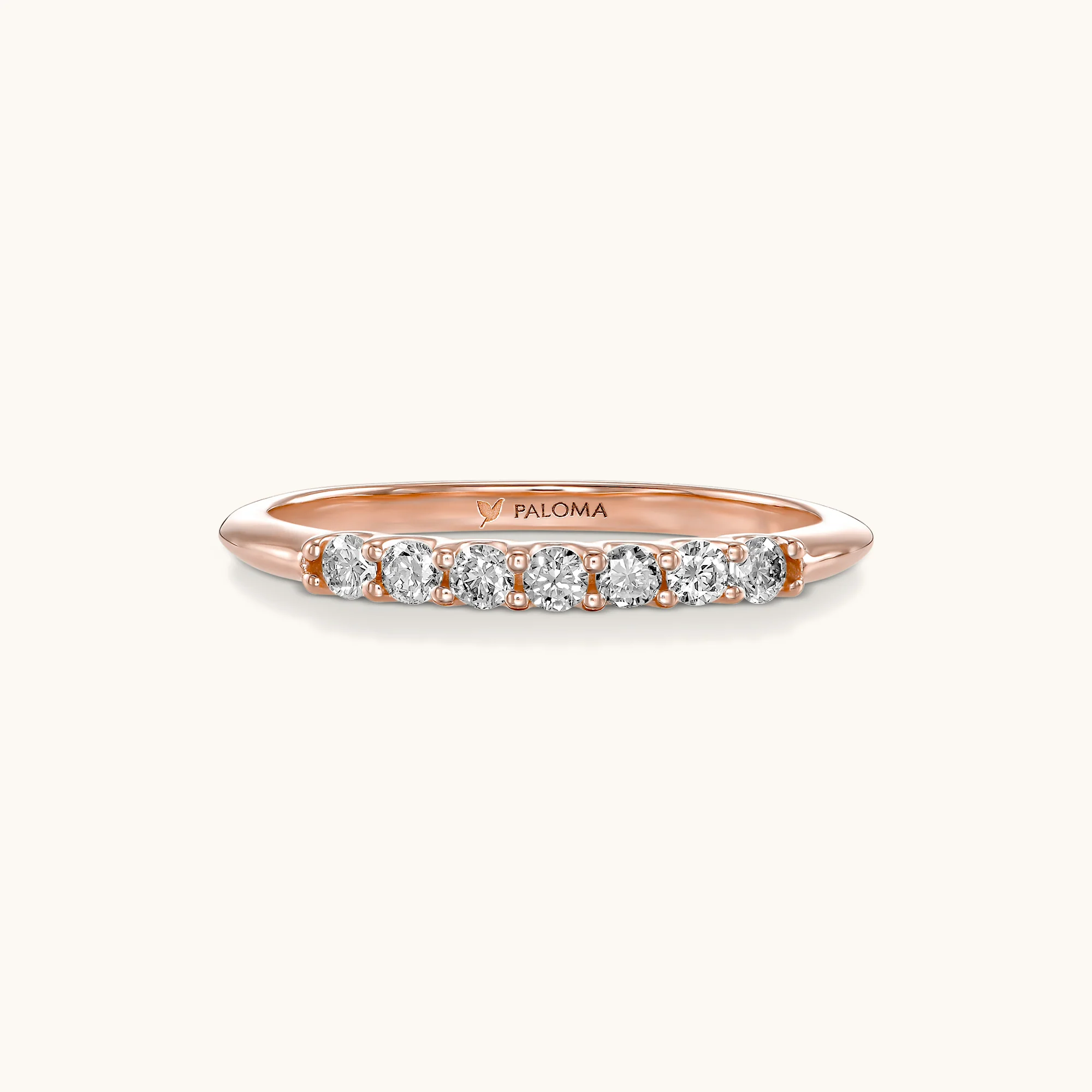 2.0mm White Diamond Tennis Ring - Image 4