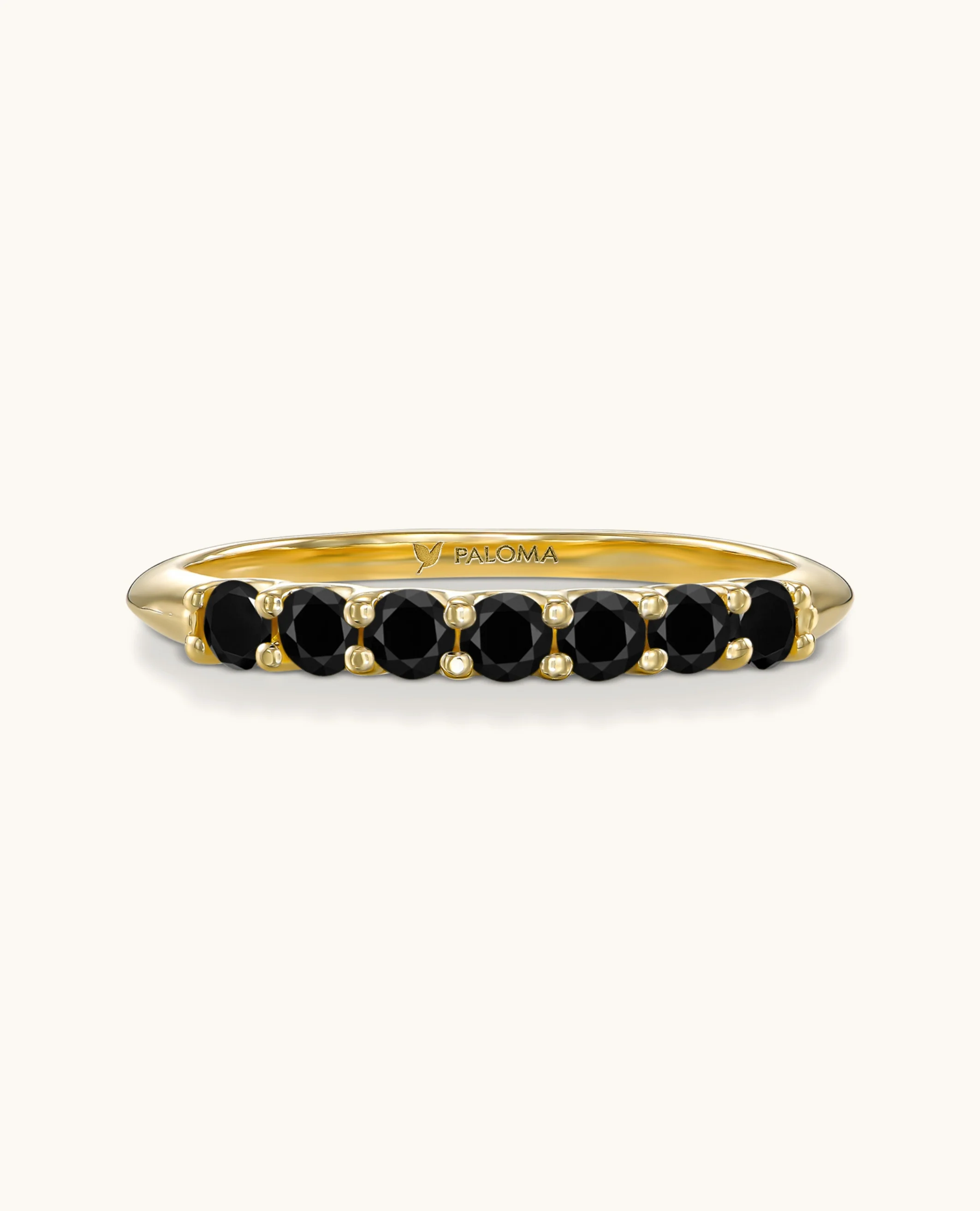 2.5mm Black Diamond Tennis Ring - Image 5
