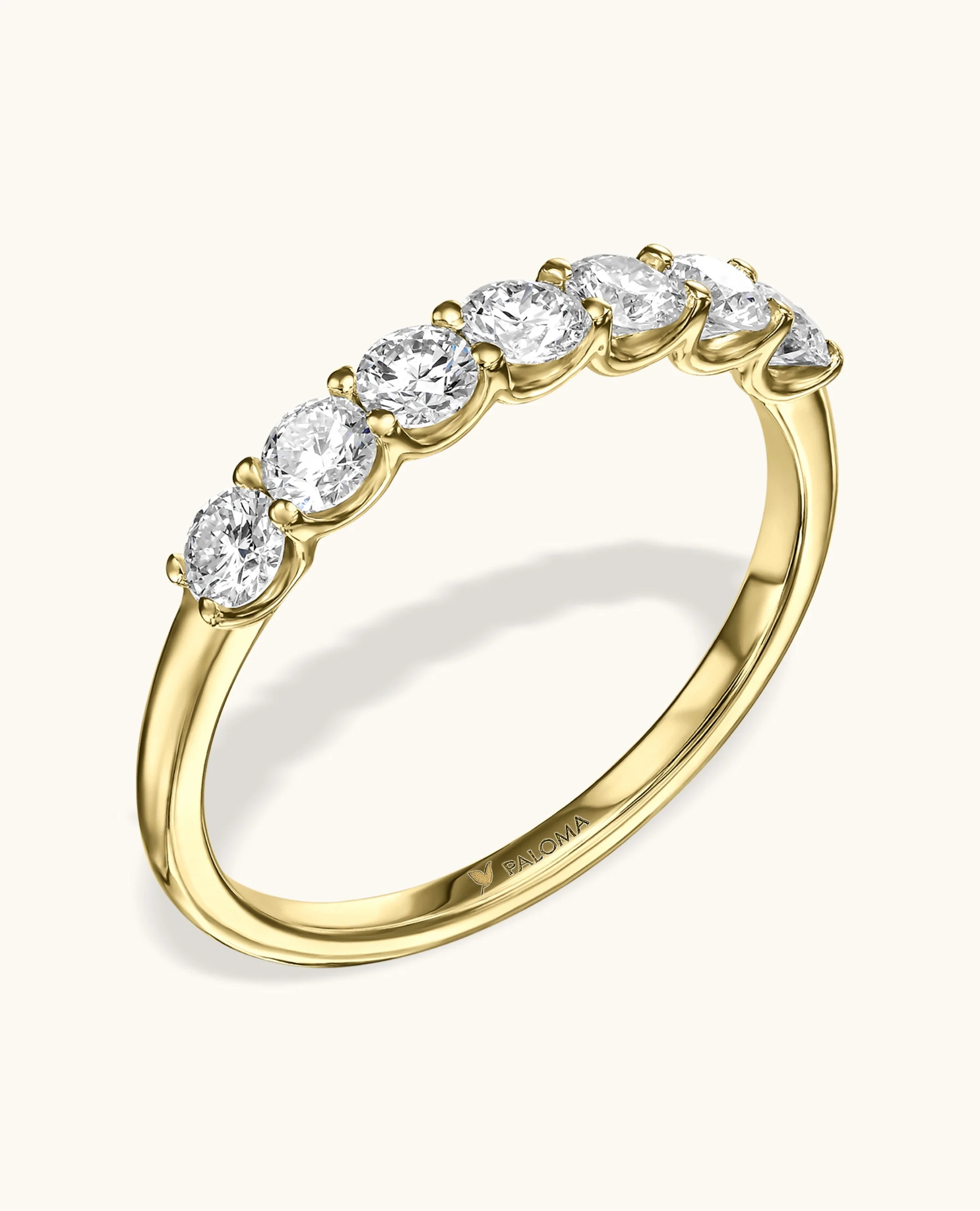 2.5mm White Diamond Tennis Ring - Image 5