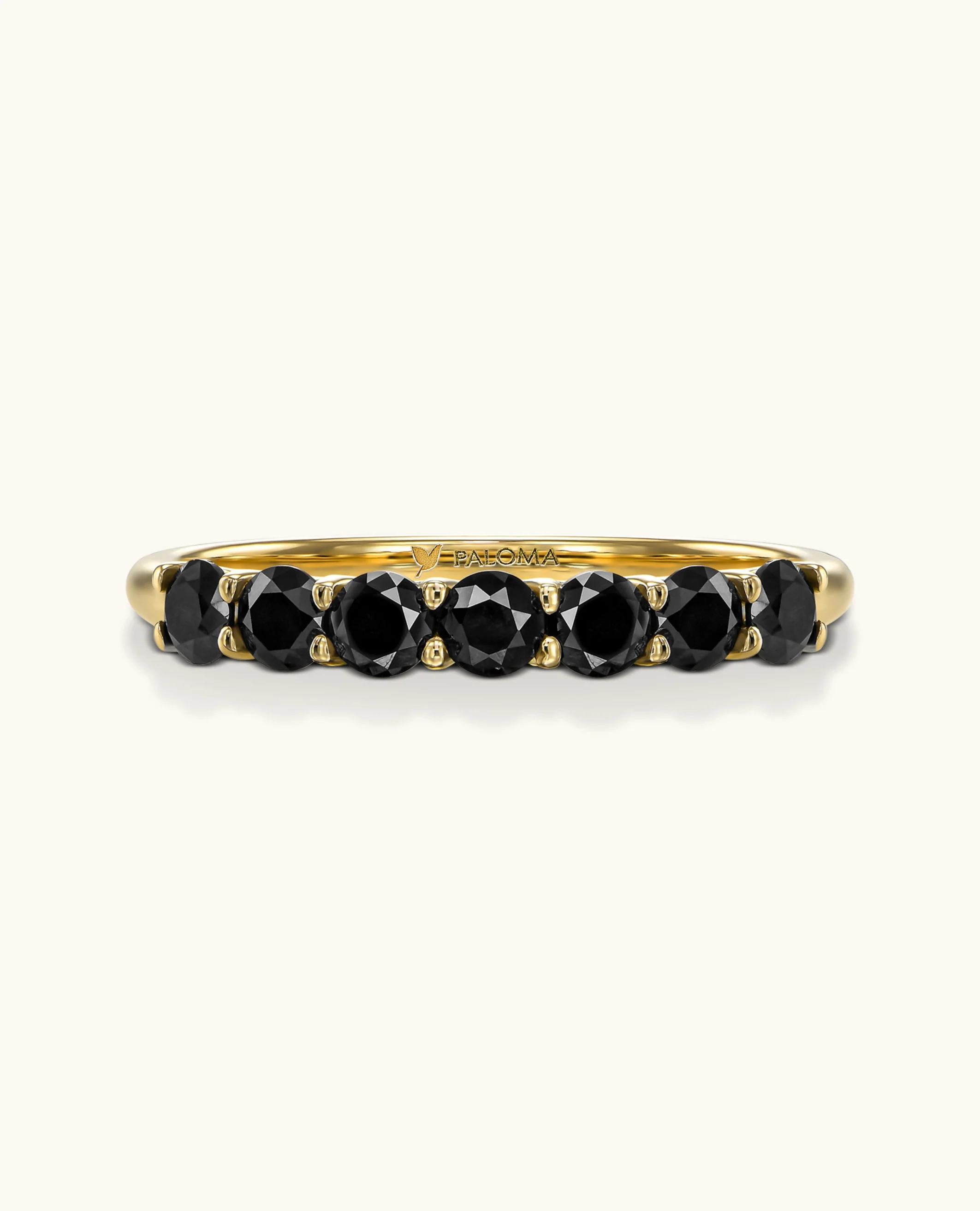 3.0mm Black Diamond Tennis Ring - Image 6