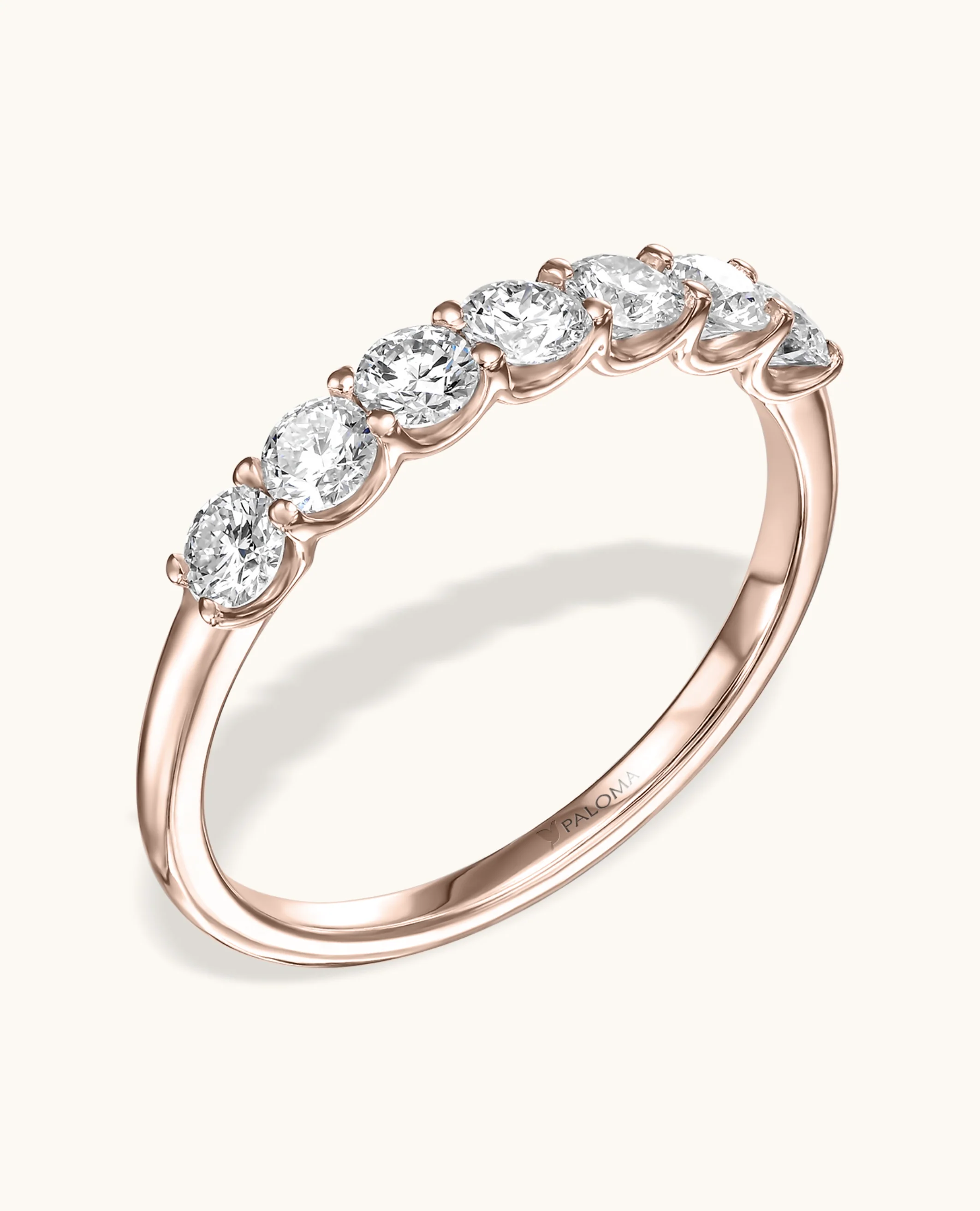 3.0mm White Diamond Tennis Ring - Image 3