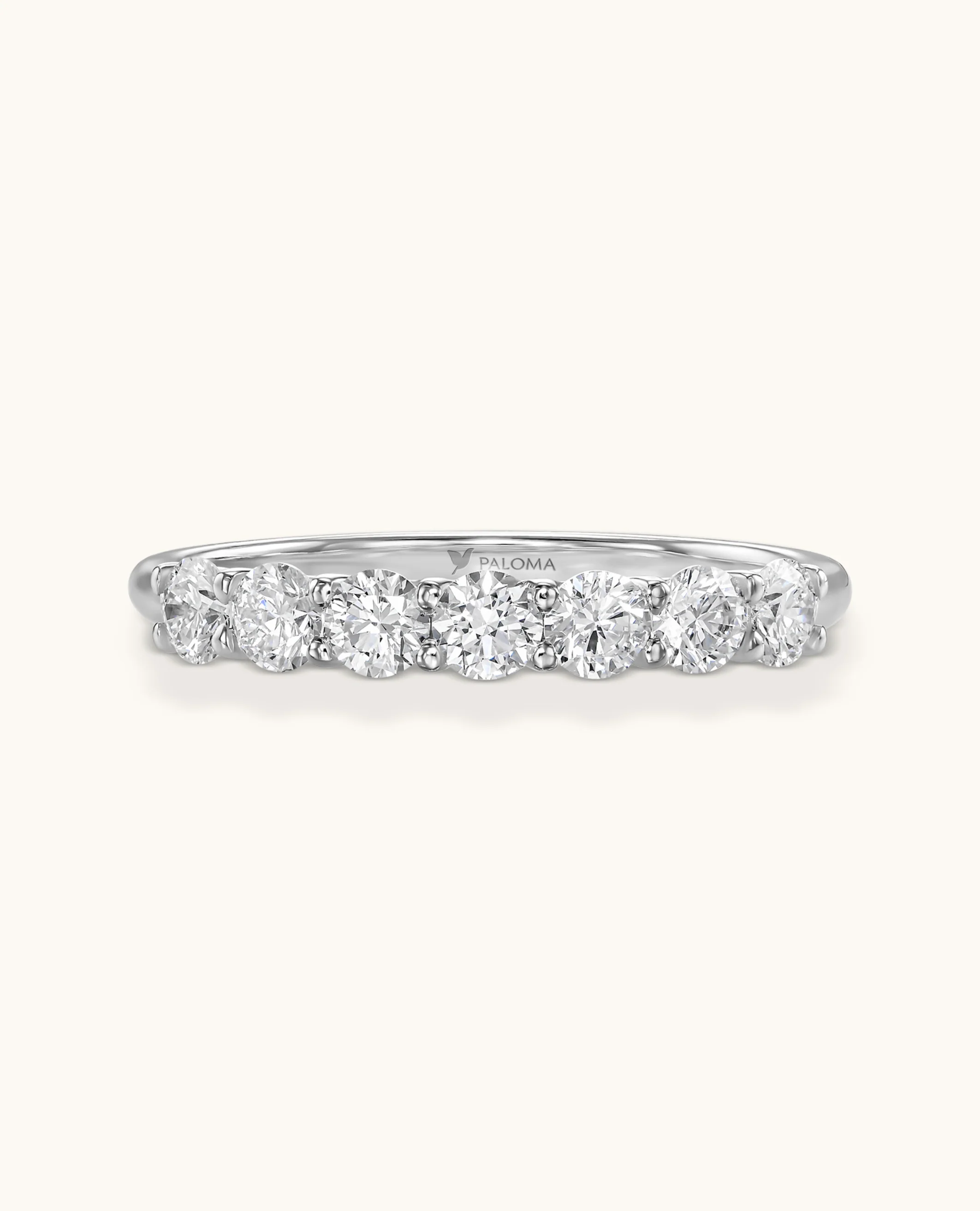 3.0mm White Diamond Tennis Ring - Image 9