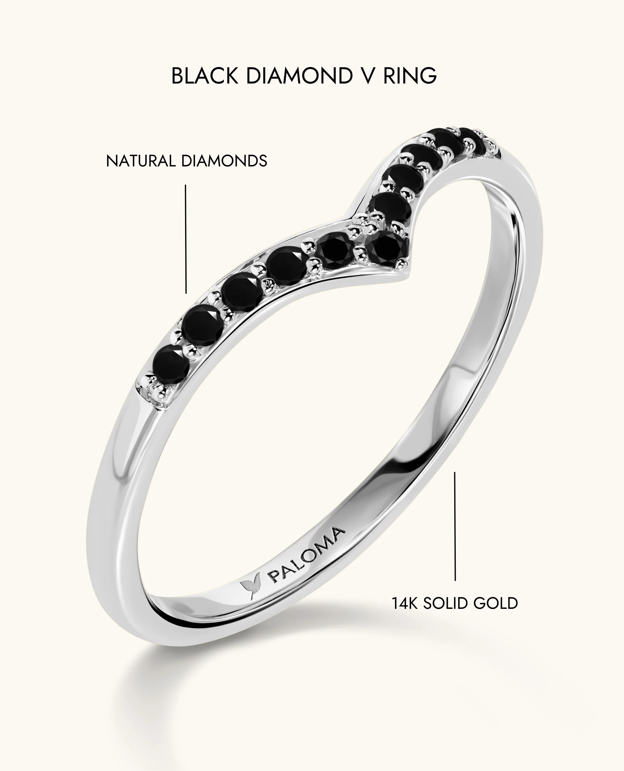 Black Diamond V Ring - Image 14