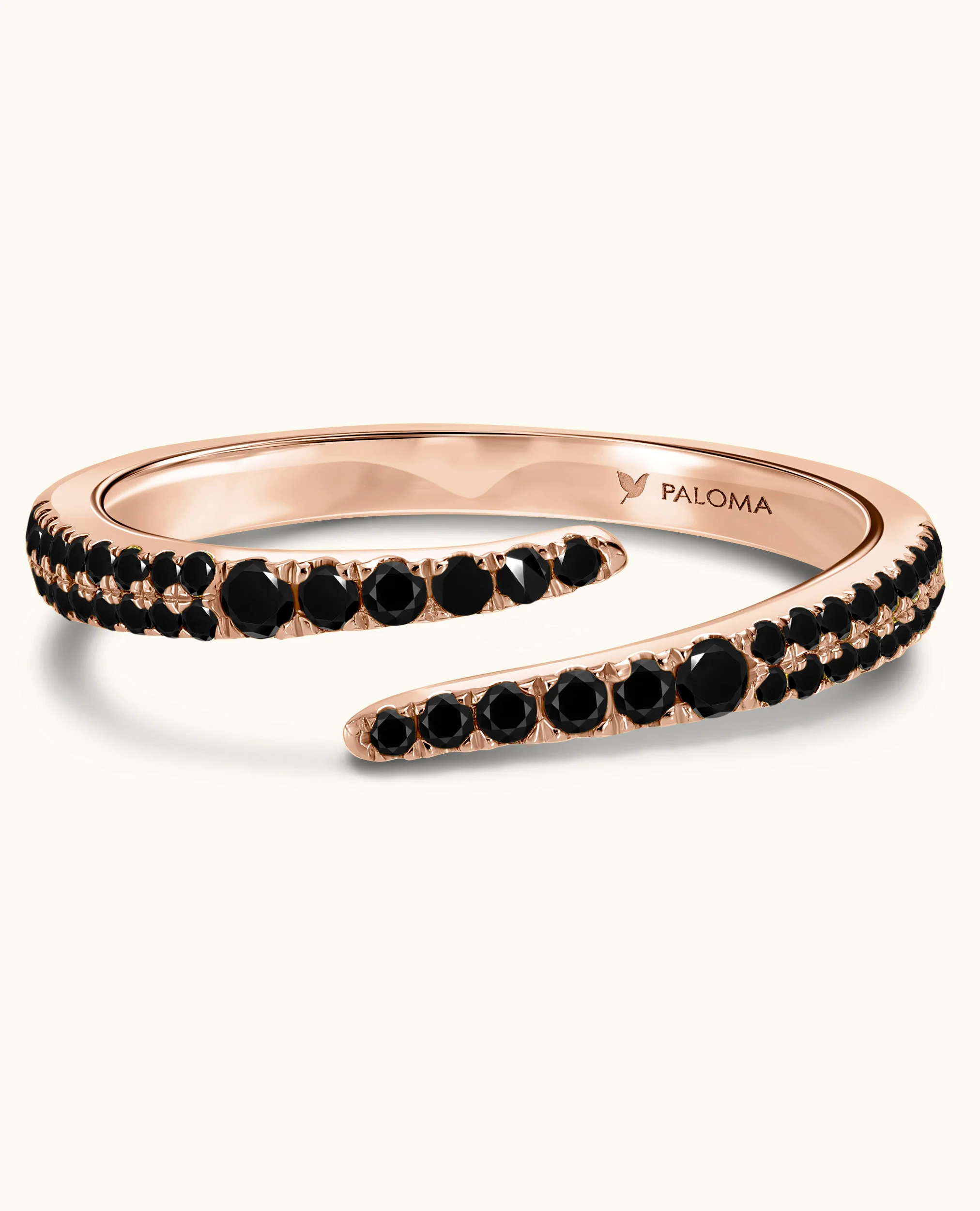 Black Diamond Wrap Ring - Image 8