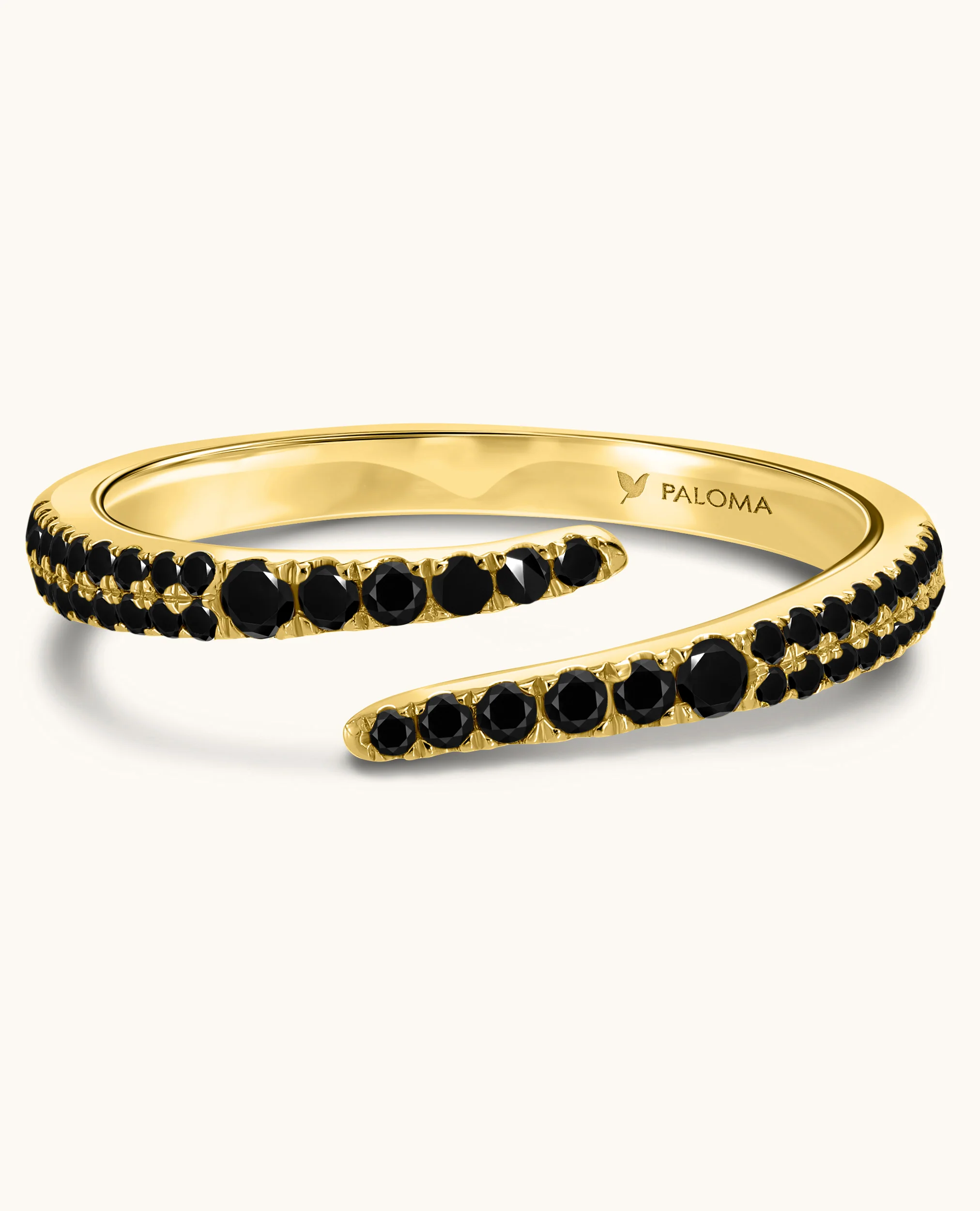 Black Diamond Wrap Ring - Image 9