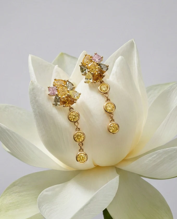 Blossom Fancy Drop Earrings - Image 6