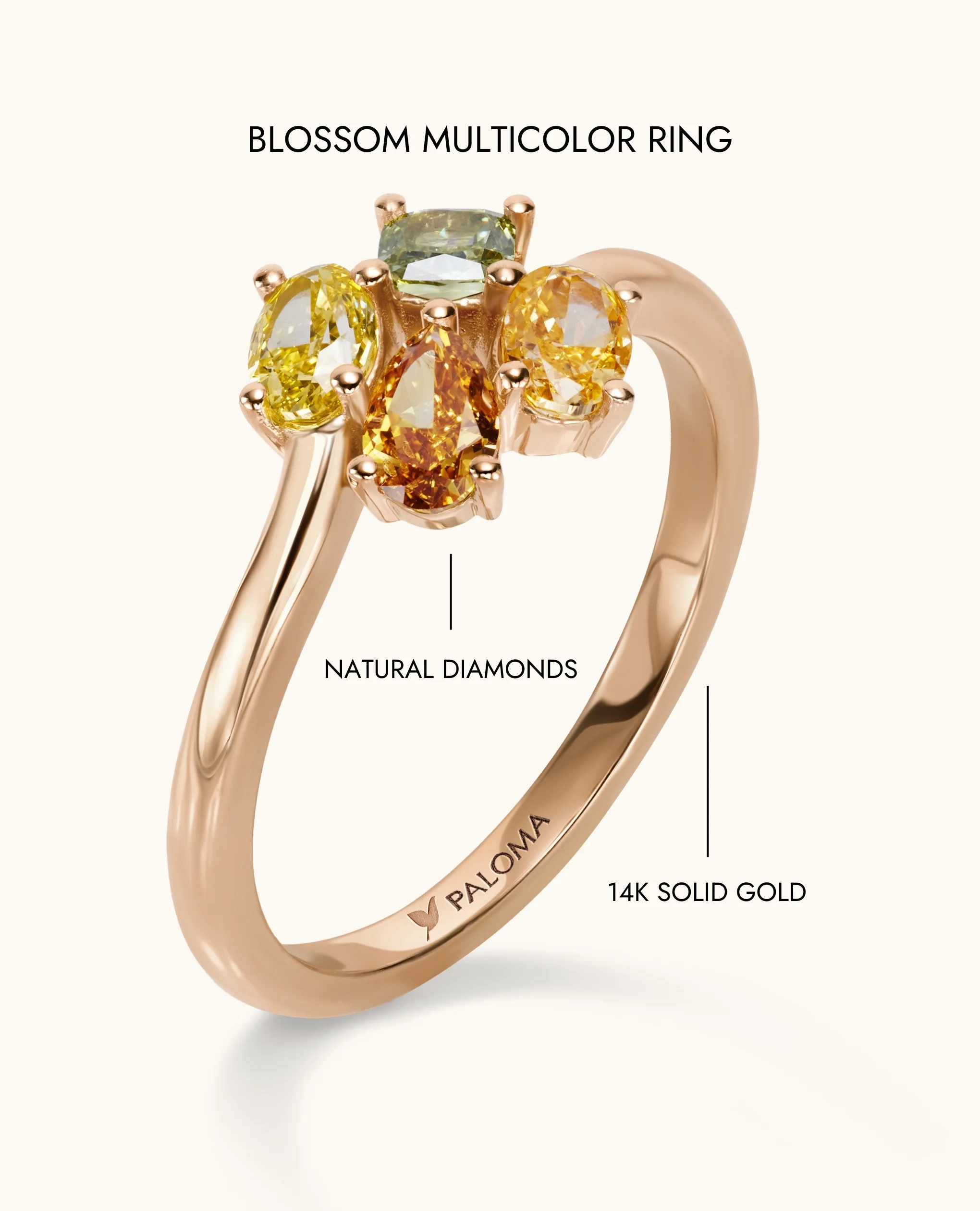 Blossom Multicolor Ring - Image 11