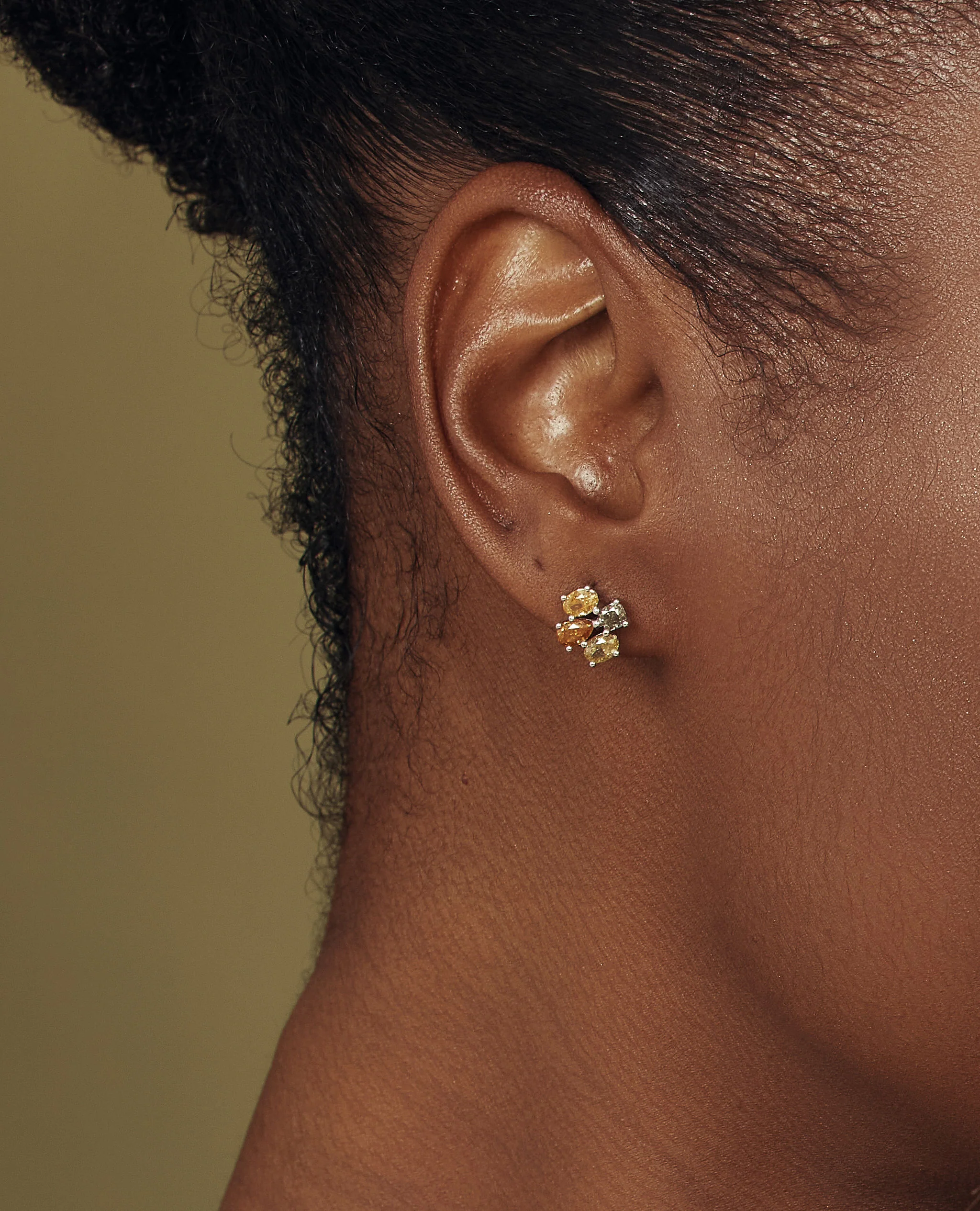 Blossom Multicolor Studs - Image 5