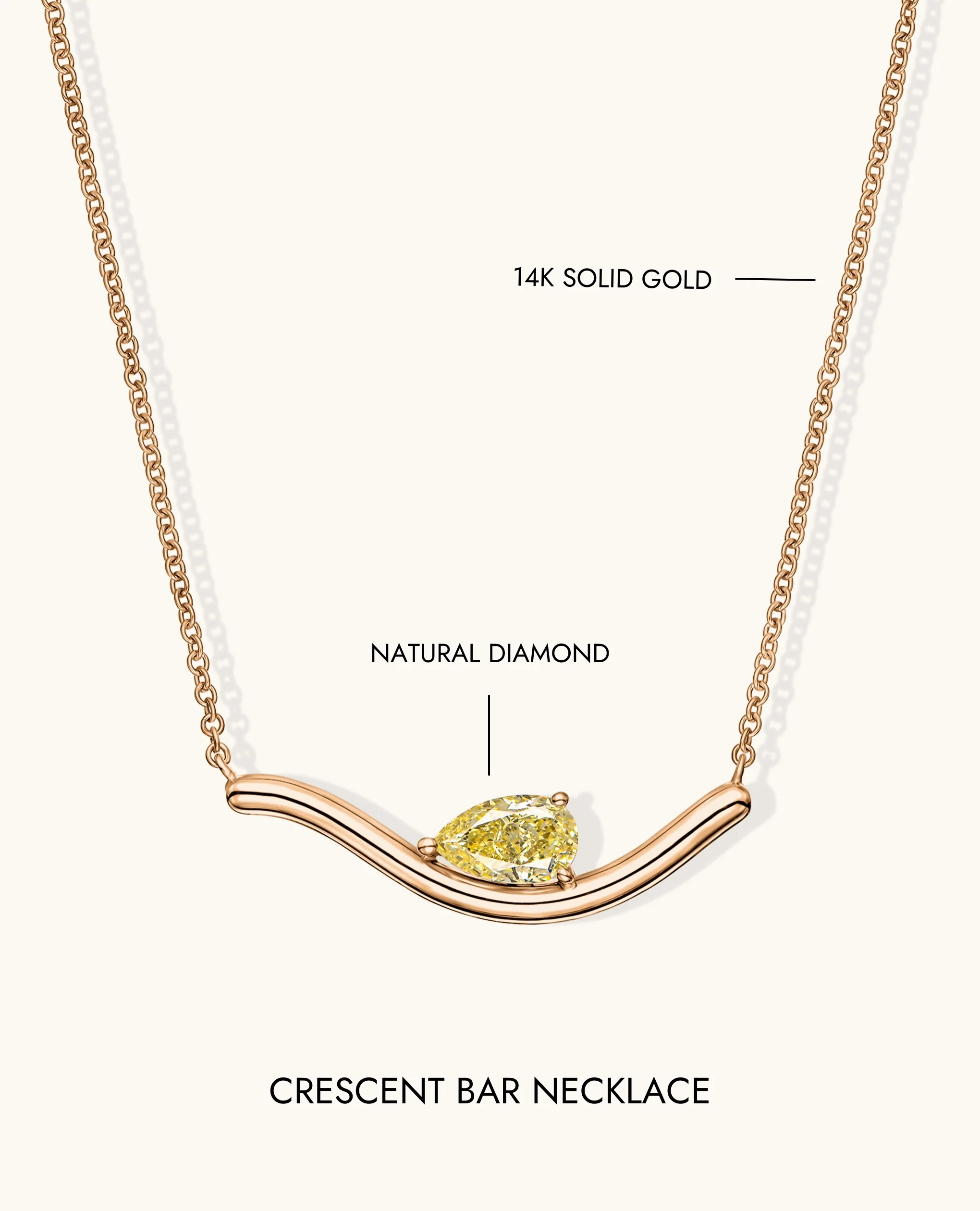 Crescent Bar Necklace - Image 12