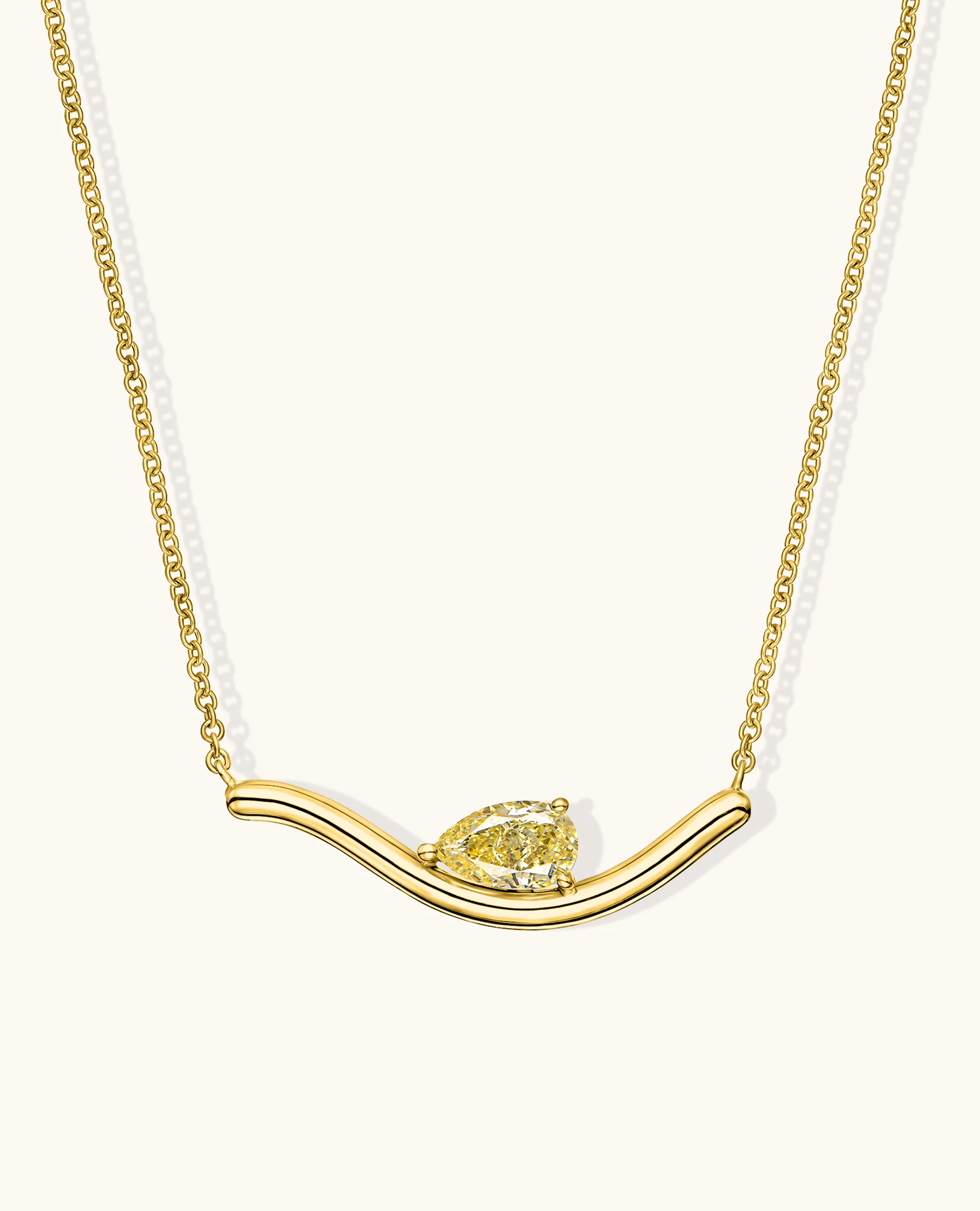 Crescent Bar Necklace - Image 3