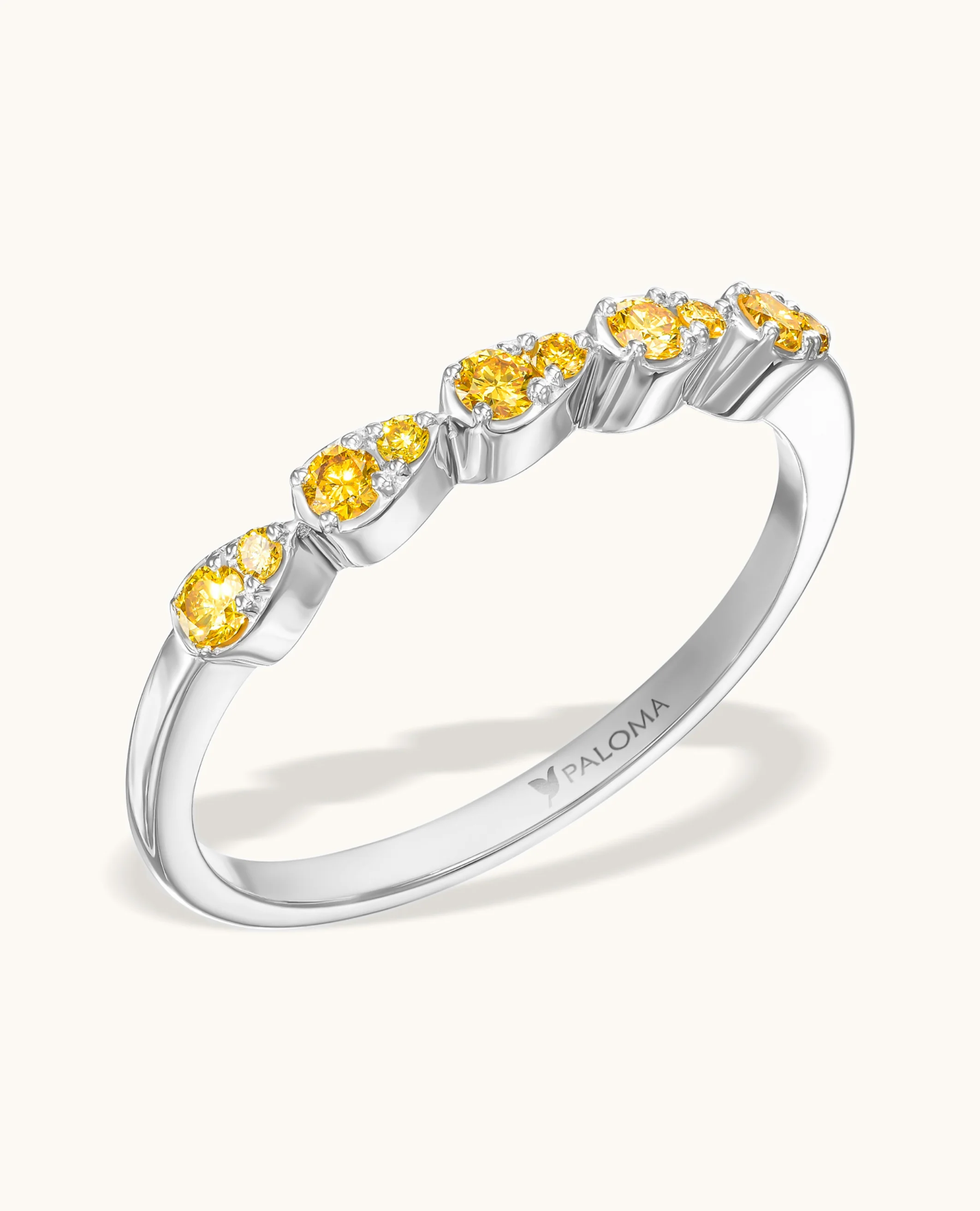 Crescent Pear Ring - Image 2