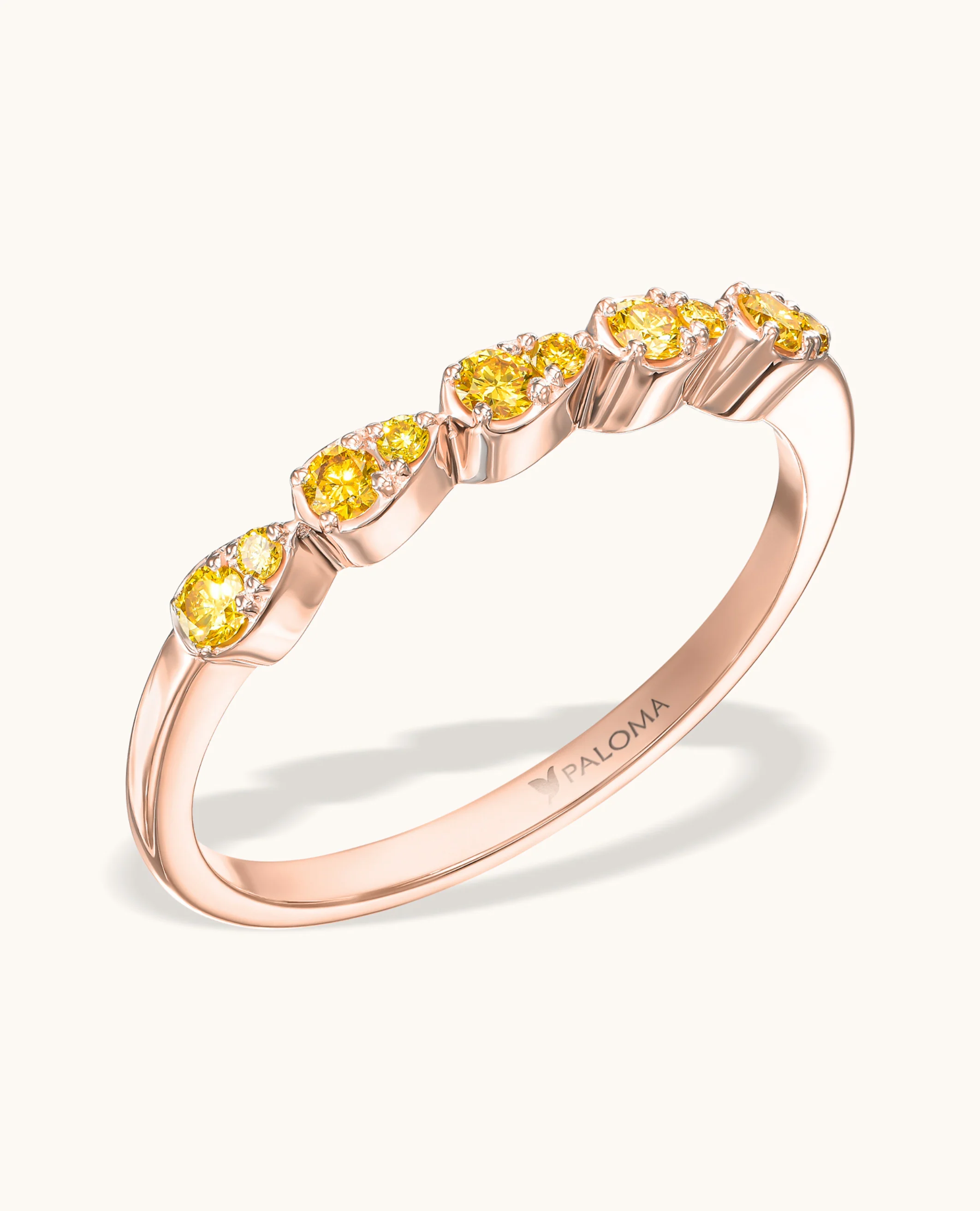 Crescent Pear Ring - Image 3