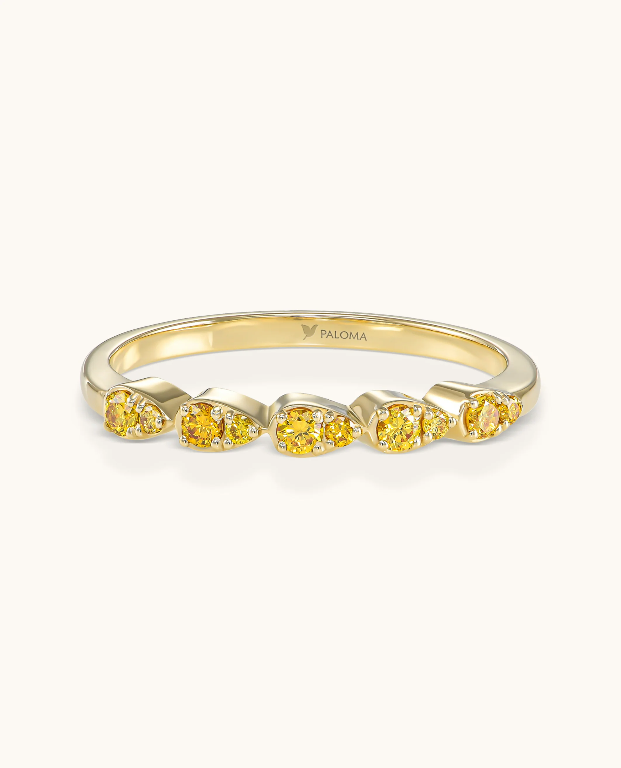 Crescent Pear Ring - Image 6