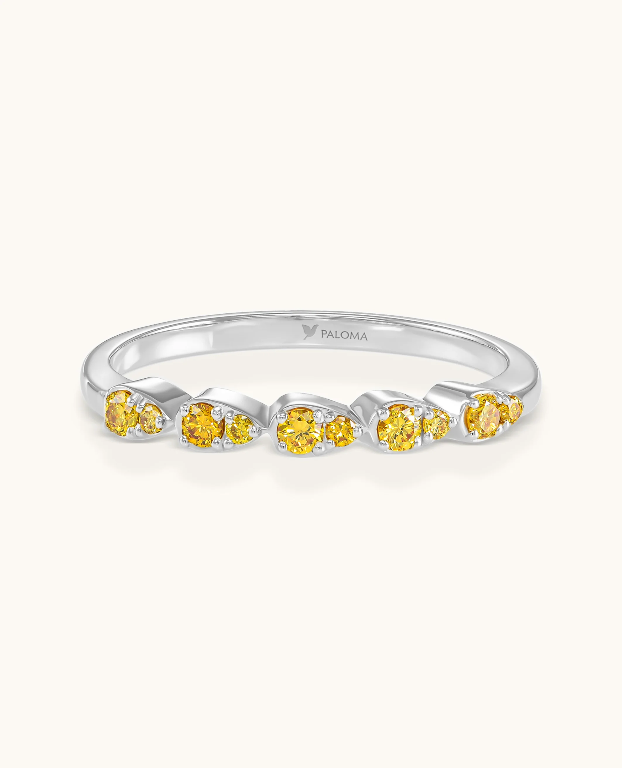 Crescent Pear Ring - Image 7