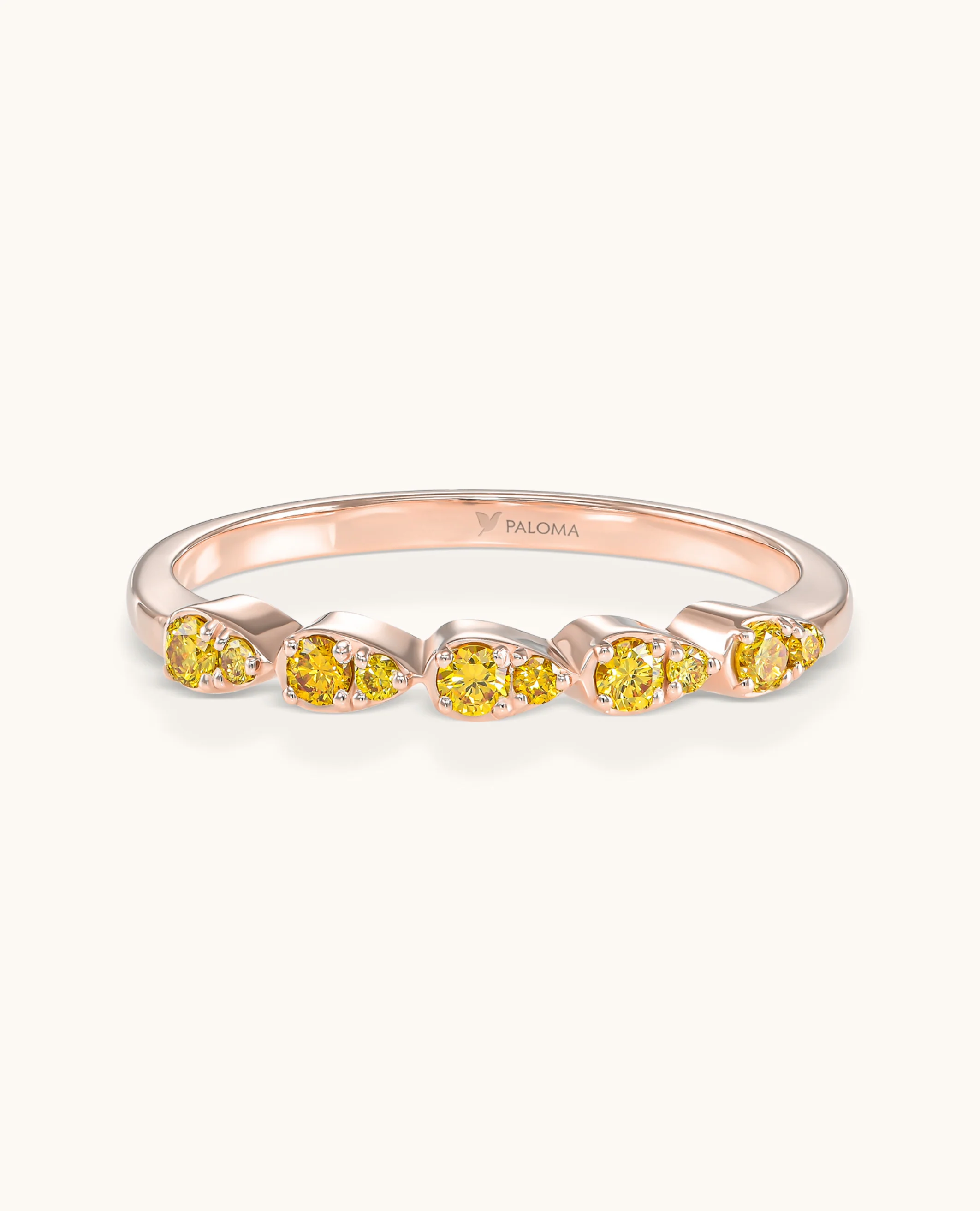 Crescent Pear Ring - Image 8