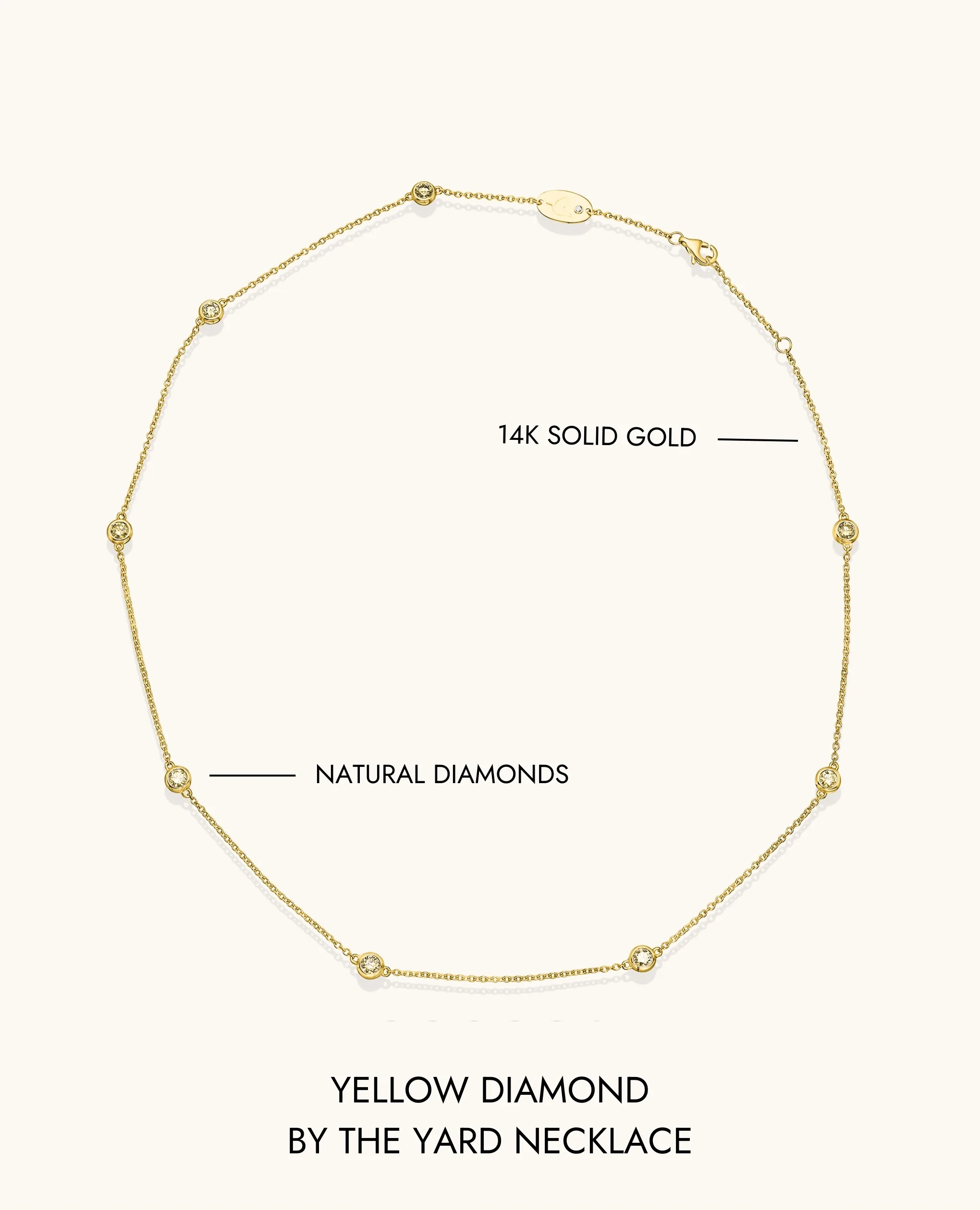Yellow Diamond by the Yard Necklace - Image 13