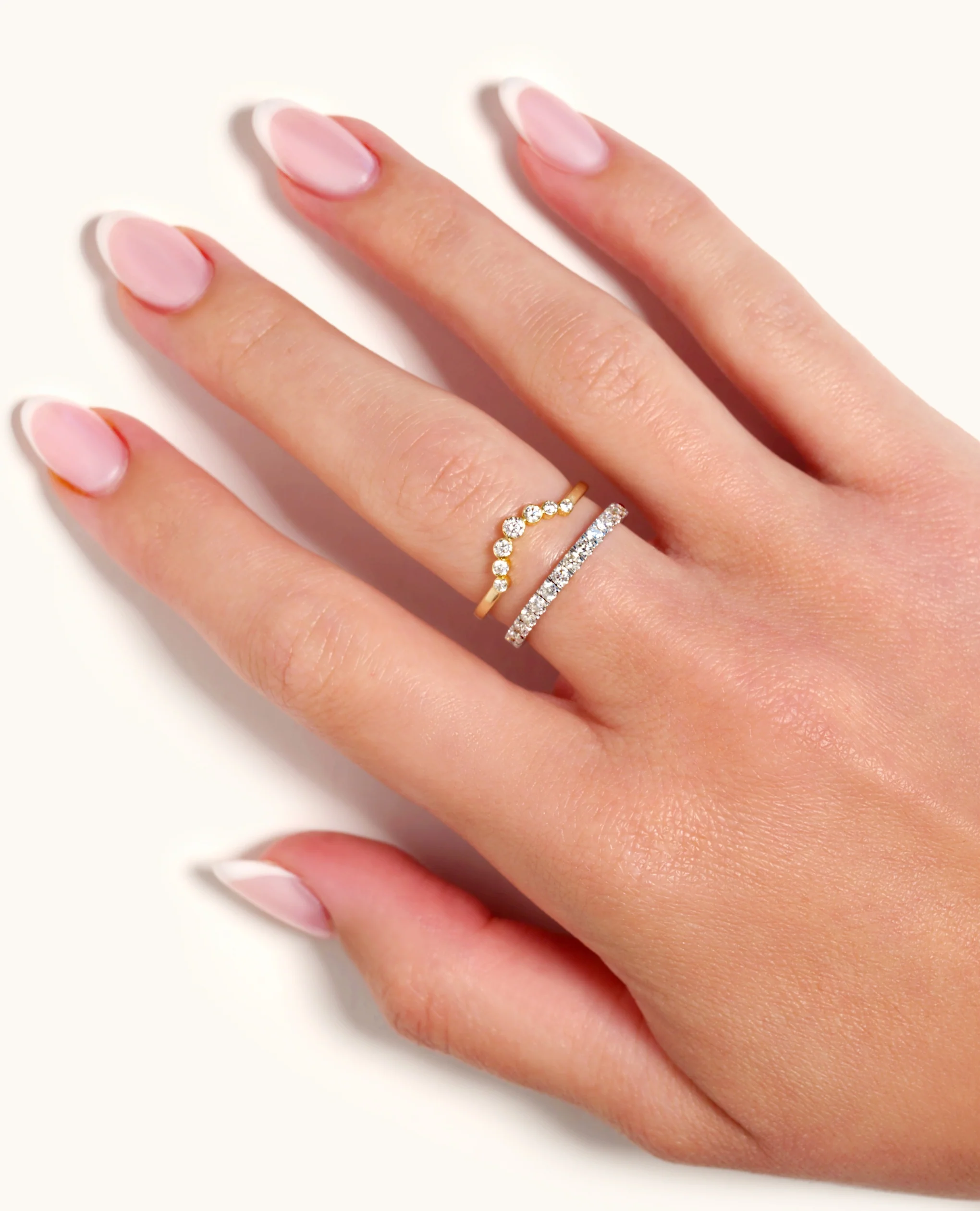 Luminous Crescent Graduated Bezel Ring - Image 11