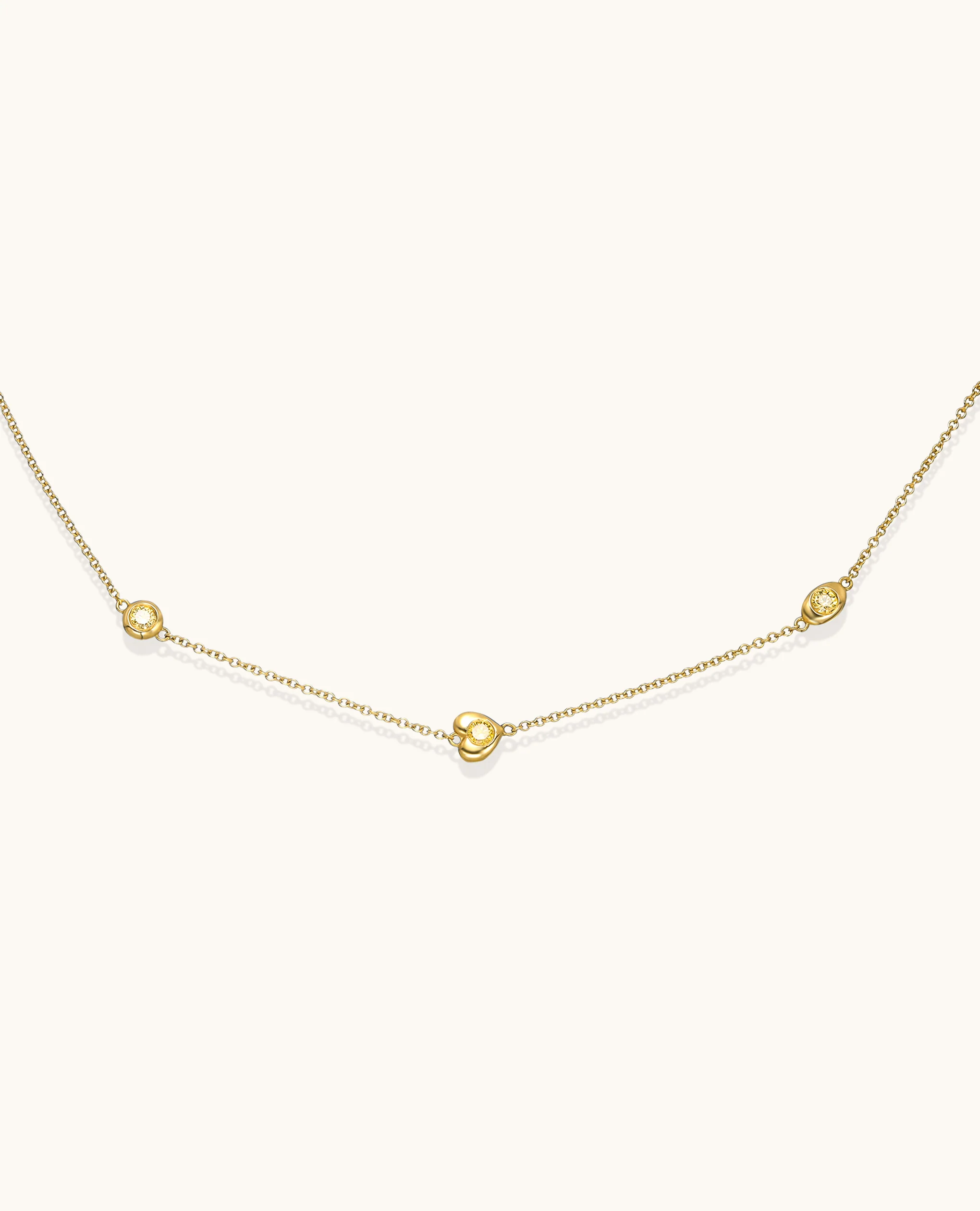 Multishape Diamond by the Yard Necklace - Image 3