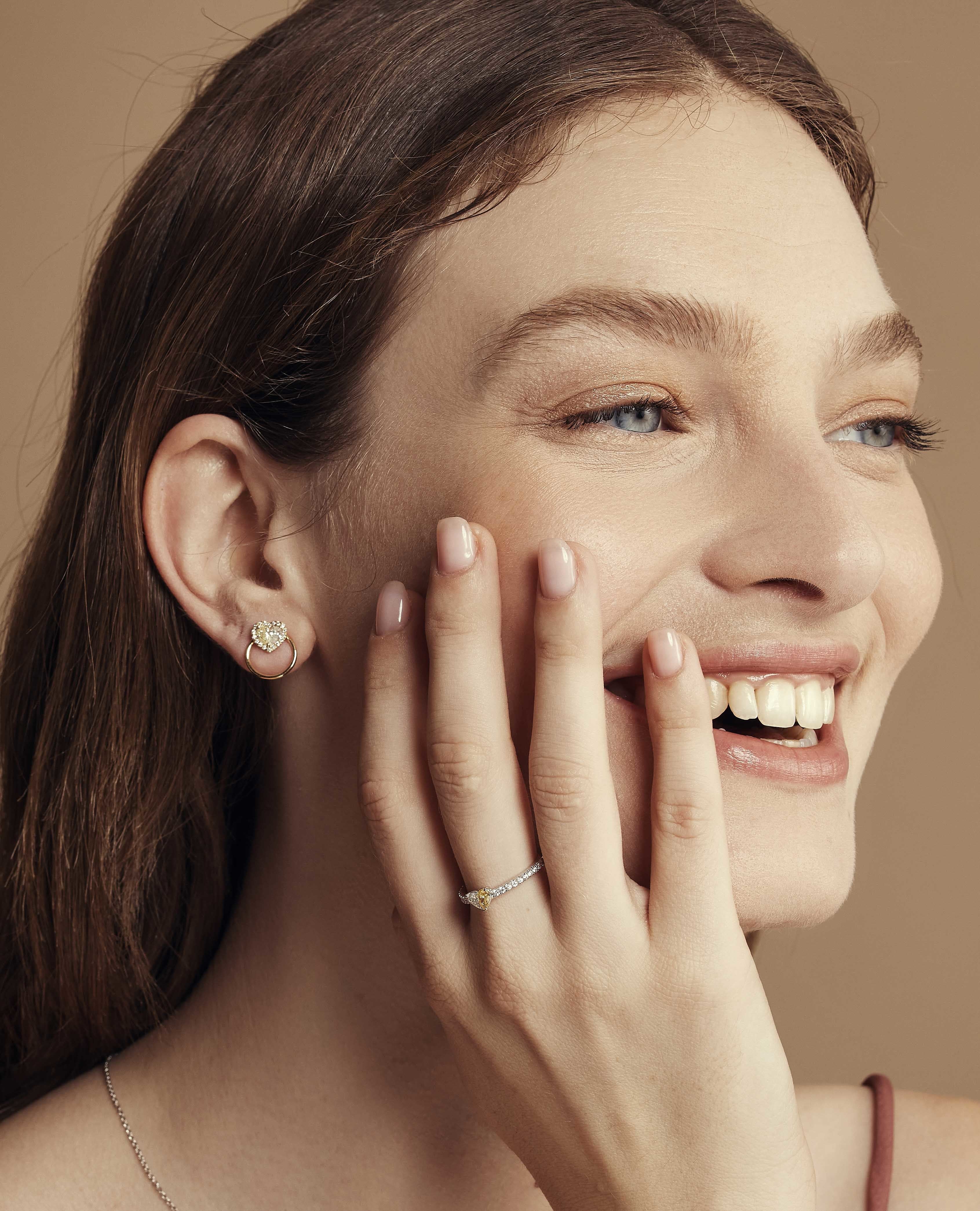 Paloma Heart 2-in-1 Stud Earrings - Image 7