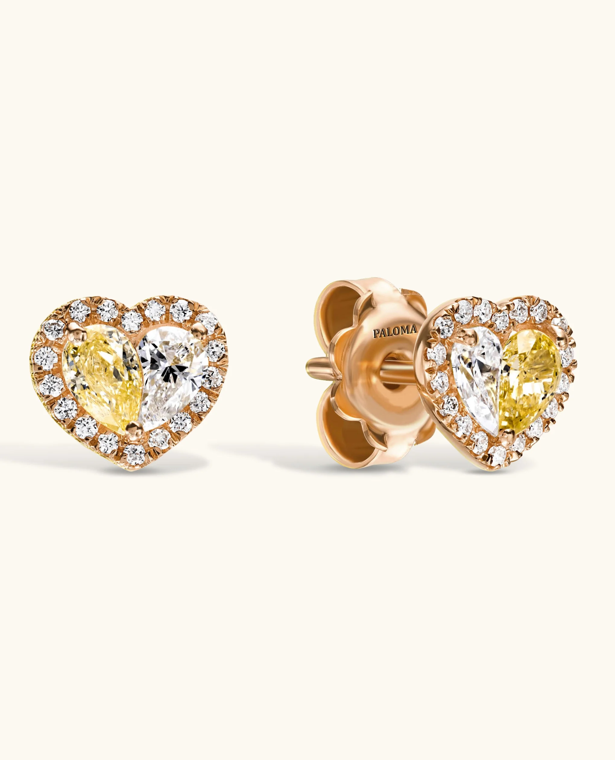 Paloma Heart 2-in-1 Stud Earrings - Image 8