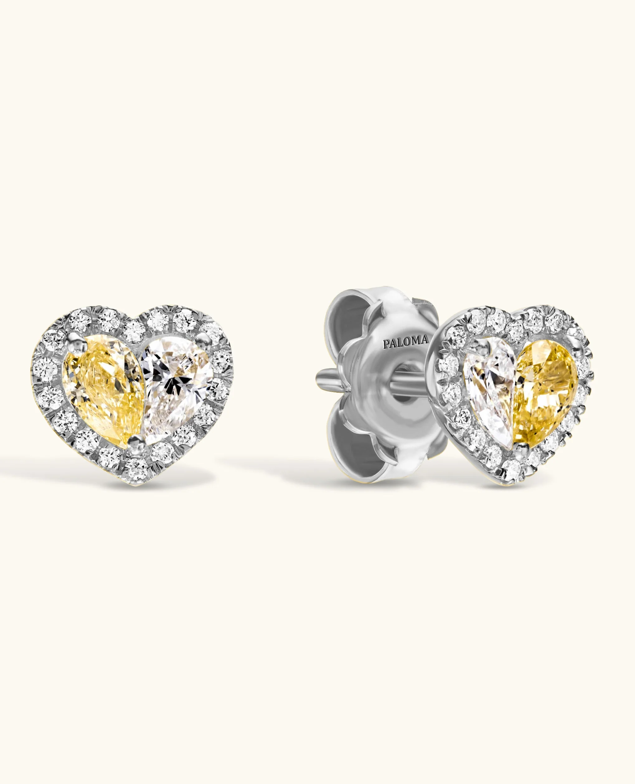 Paloma Heart 2-in-1 Stud Earrings - Image 9