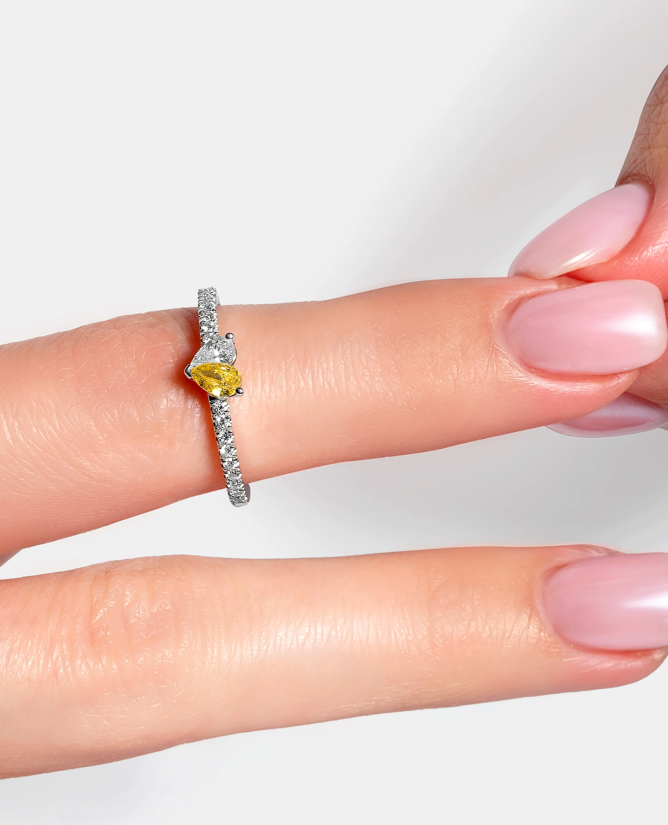 Paloma Heart Solitaire Ring - Image 10
