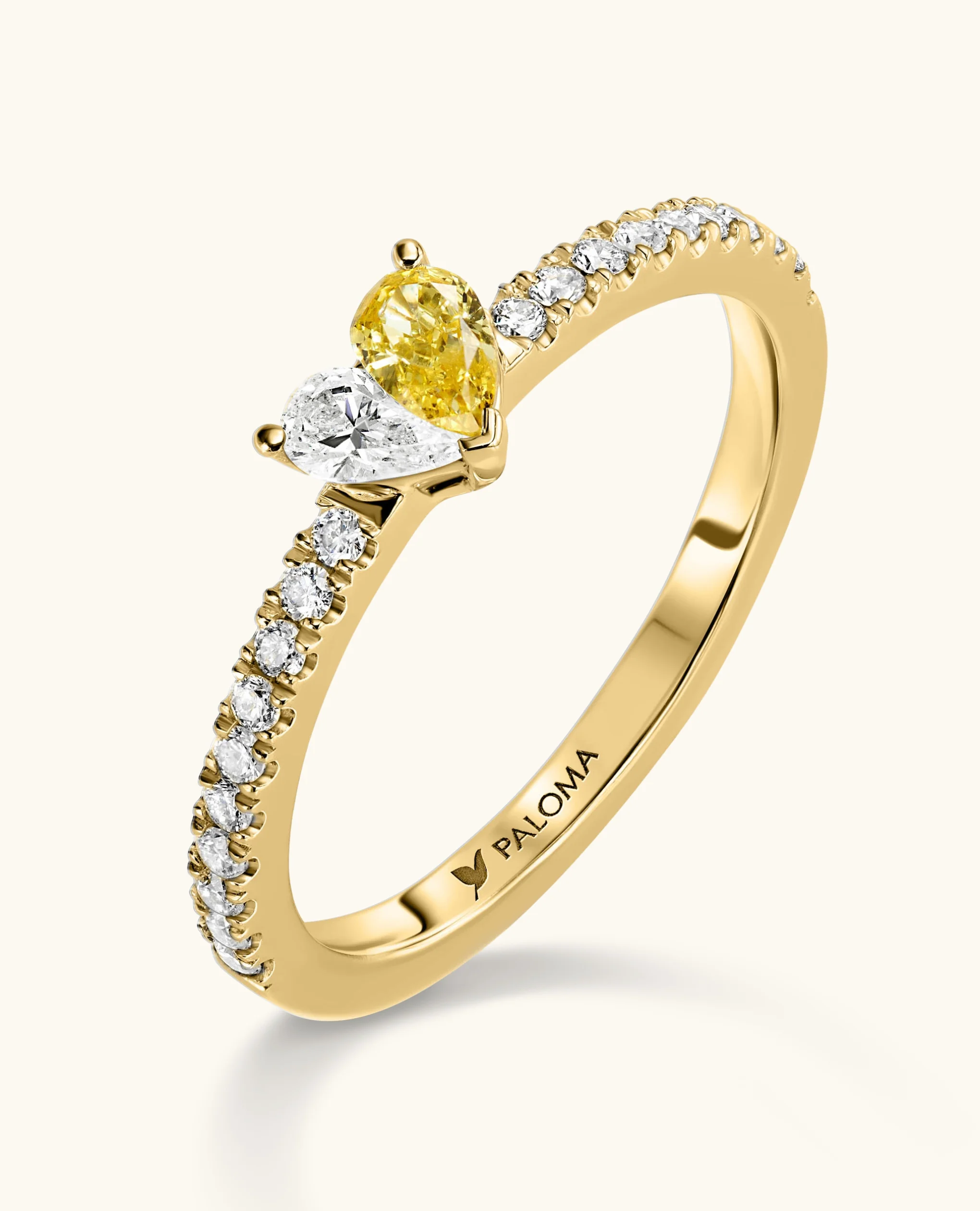 Paloma Heart Solitaire Ring - Image 3