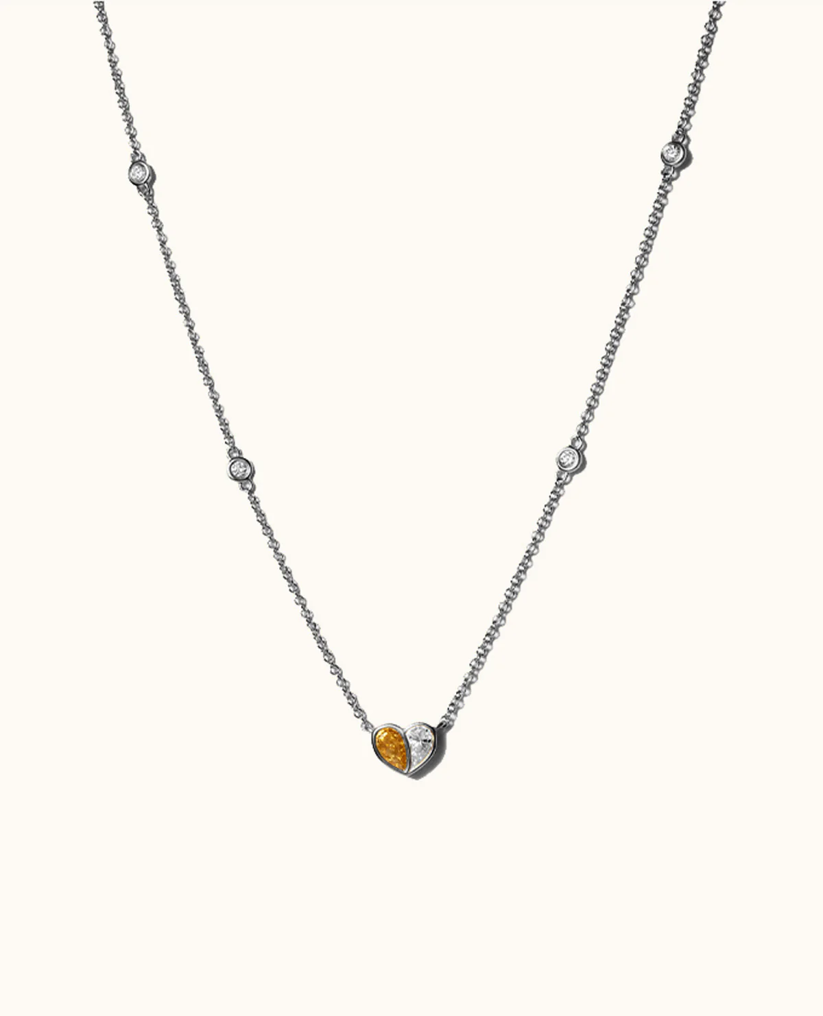 Paloma Heart Petite Pendant Necklace - Image 6