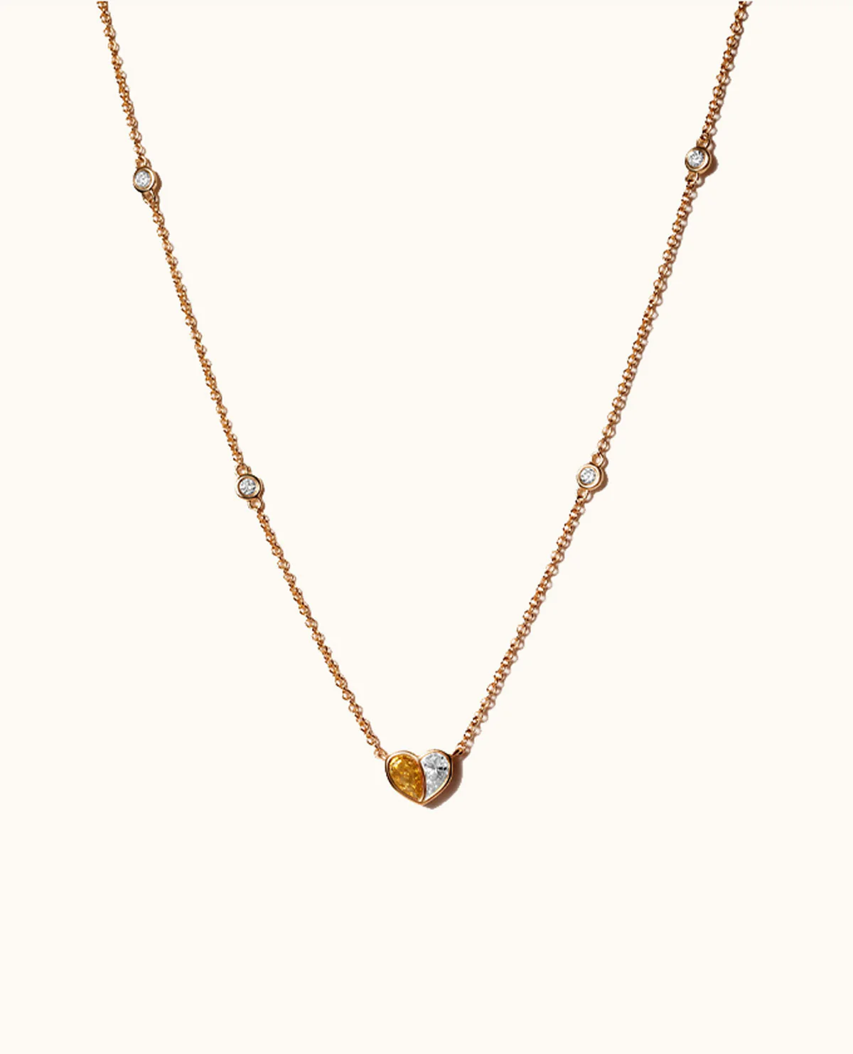 Paloma Heart Petite Pendant Necklace - Image 7