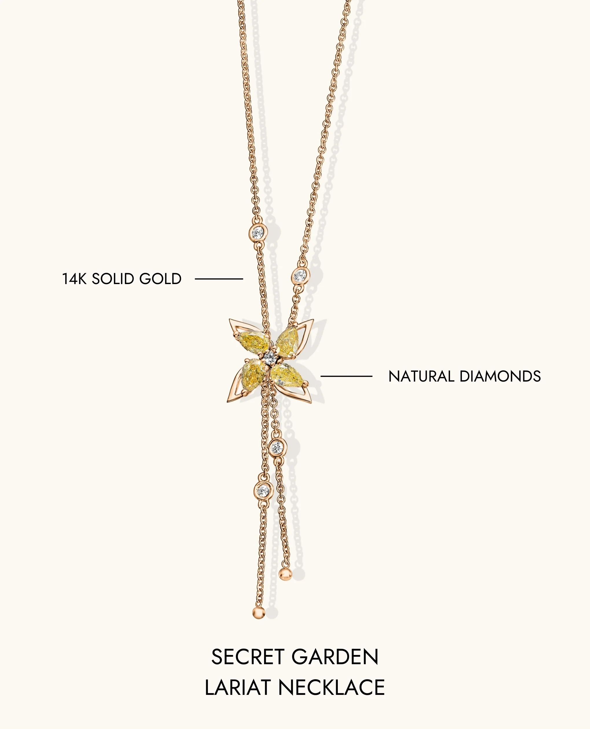 Secret Garden Lariat Necklace - Image 10