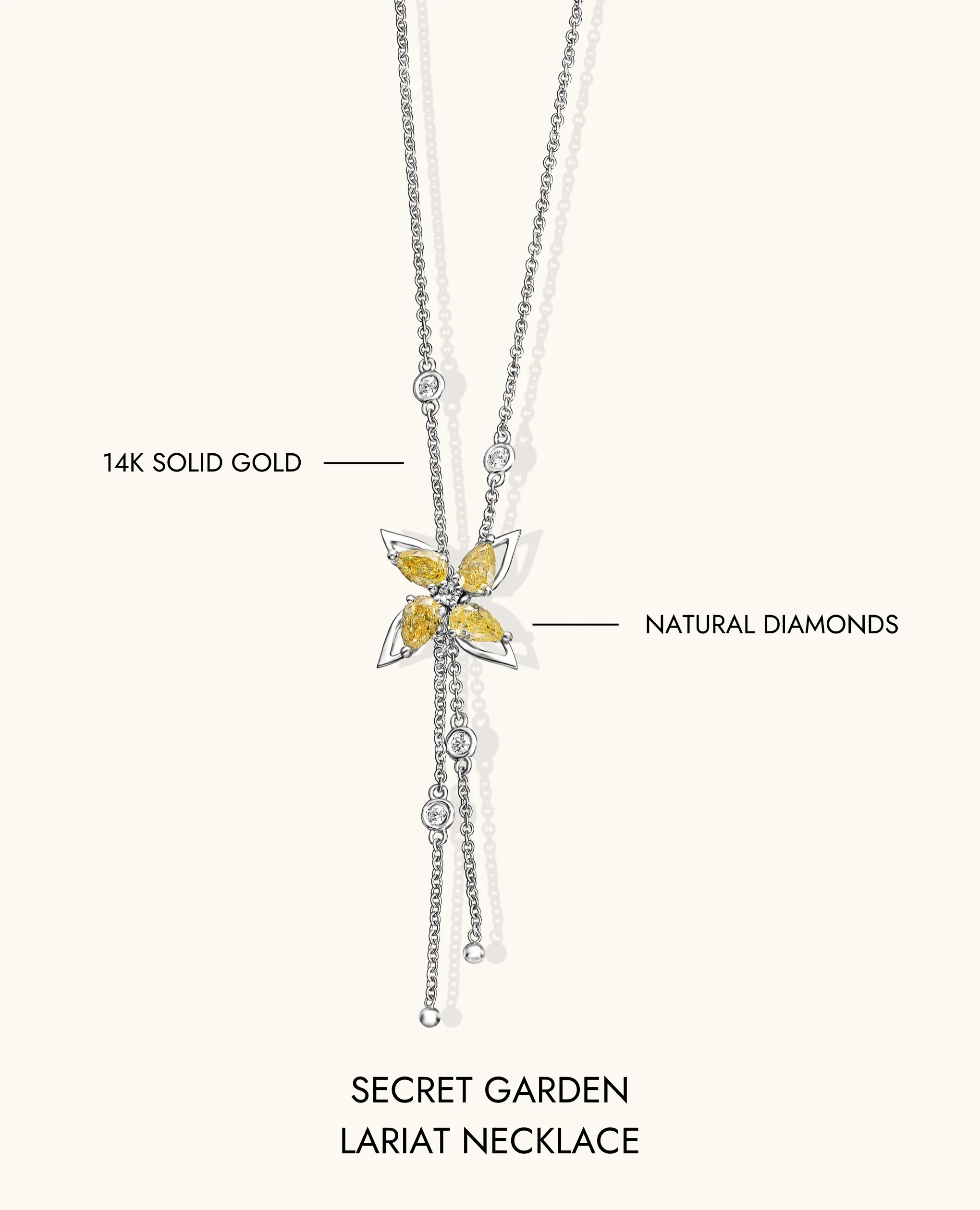 Secret Garden Lariat Necklace - Image 9