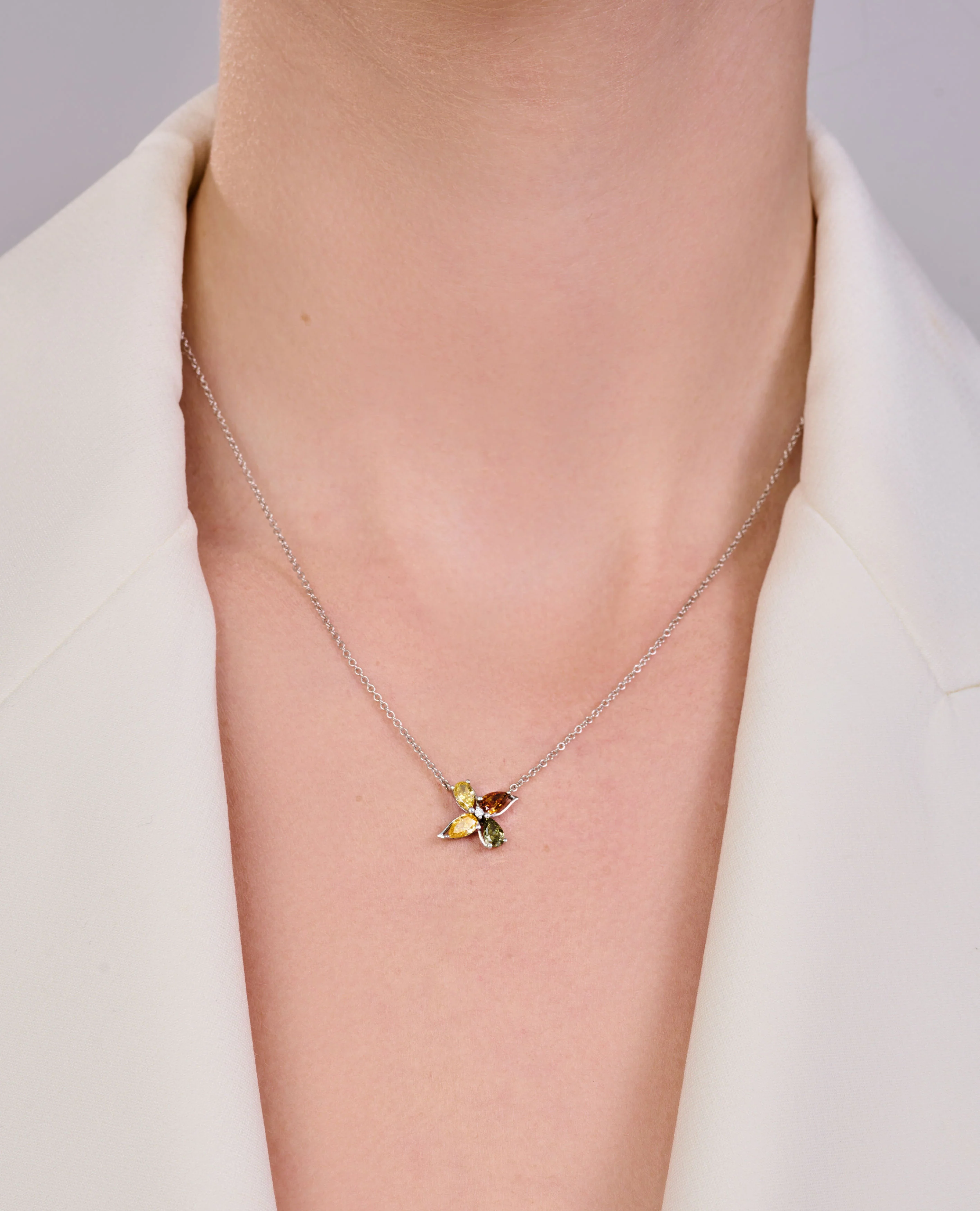 Secret Garden Multicolor Pendant Necklace - Image 6