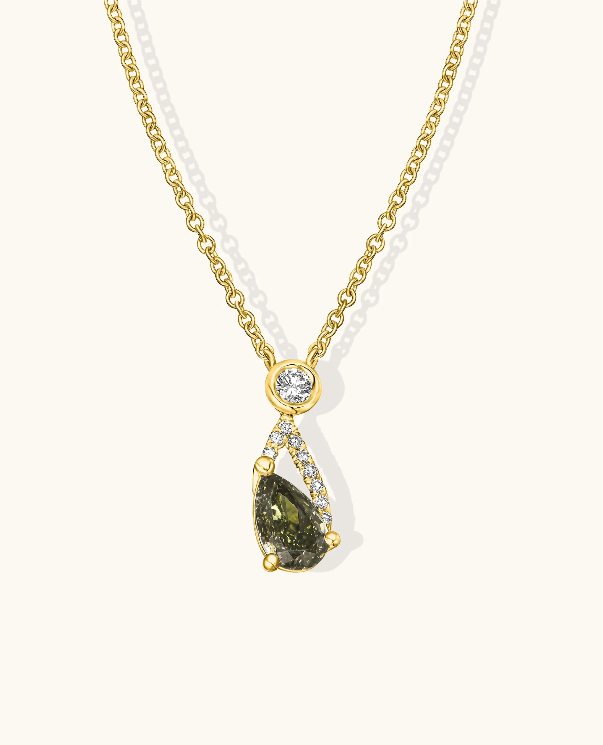 Secret Garden Diamond Petal Necklace - Image 3