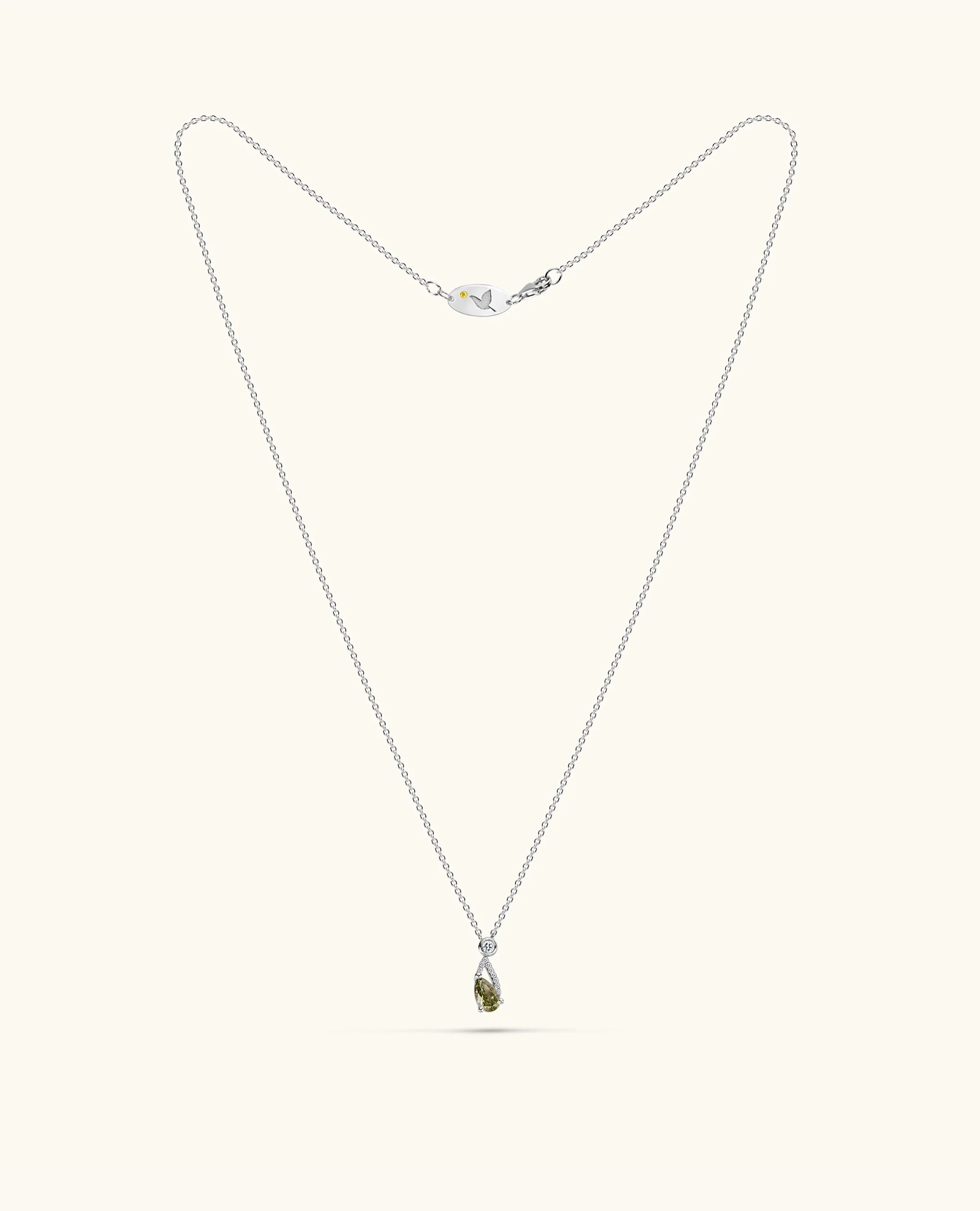 Secret Garden Diamond Petal Necklace - Image 5