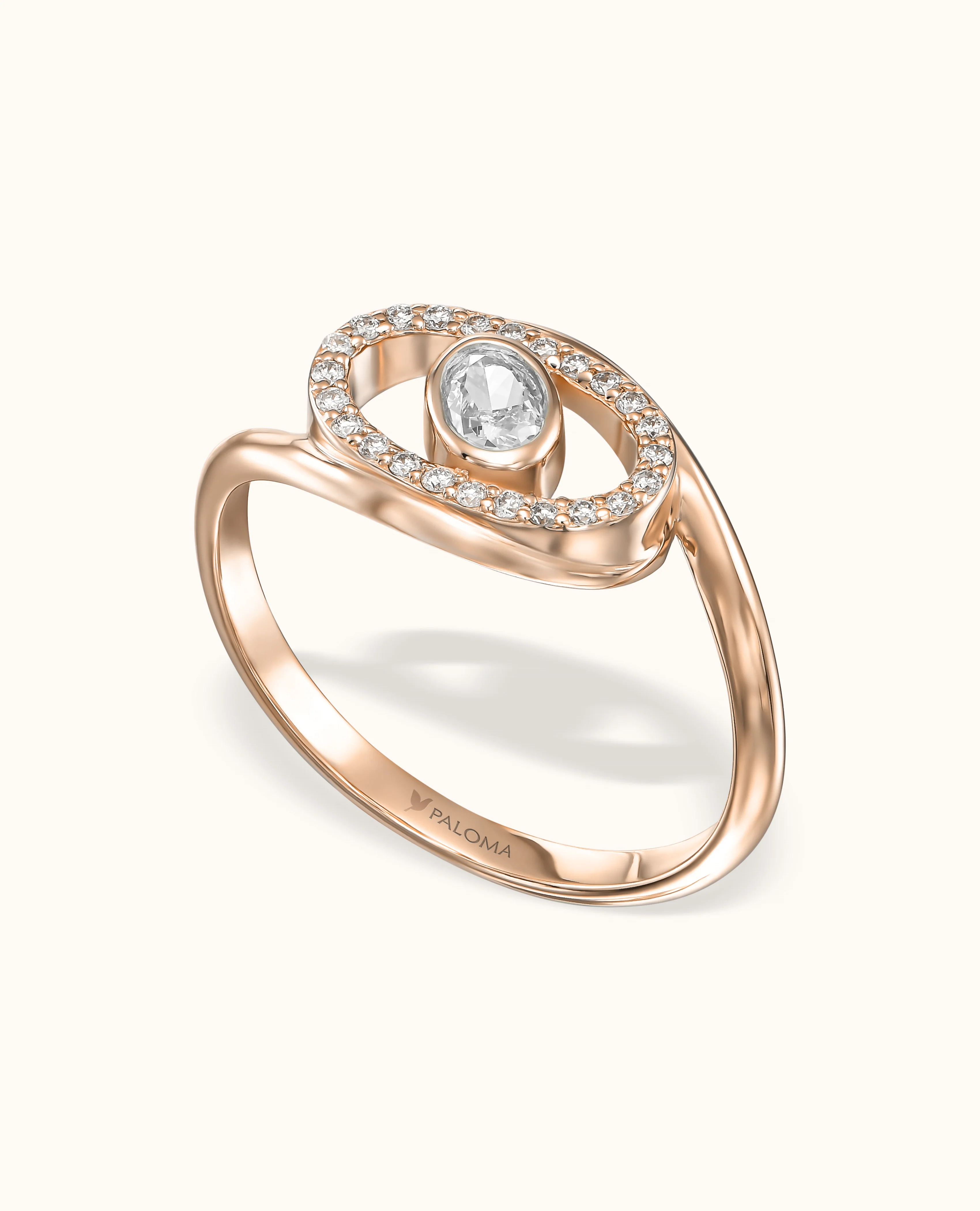 White Diamond Aura Ring - Image 3