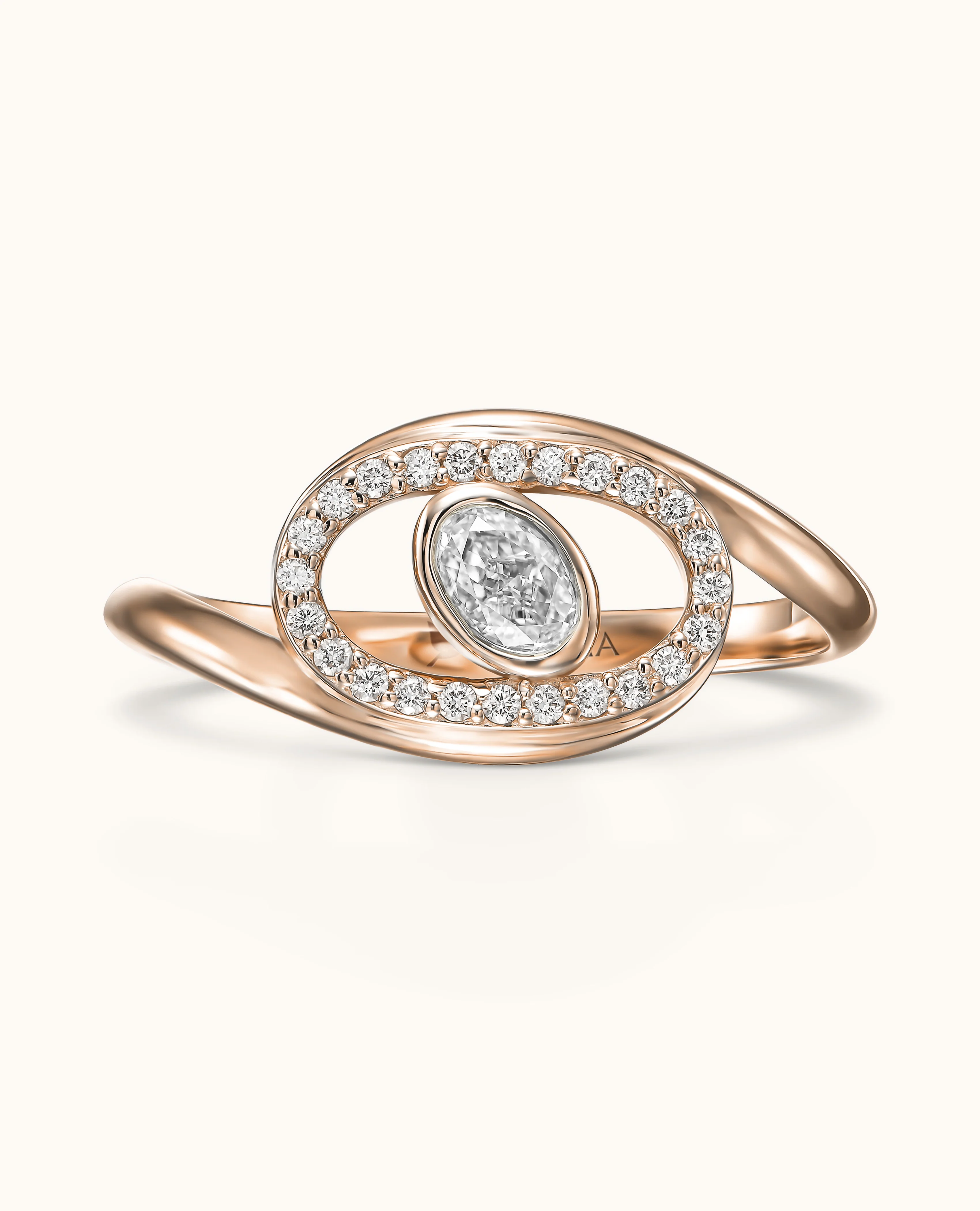 White Diamond Aura Ring - Image 7