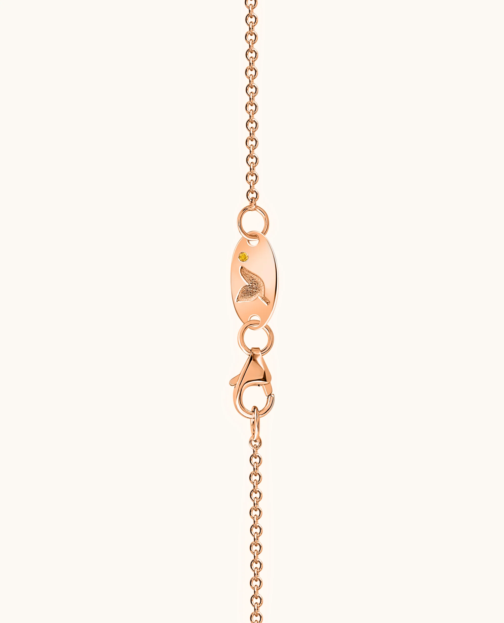 Crescent Bezel Bar Necklace - Image 8