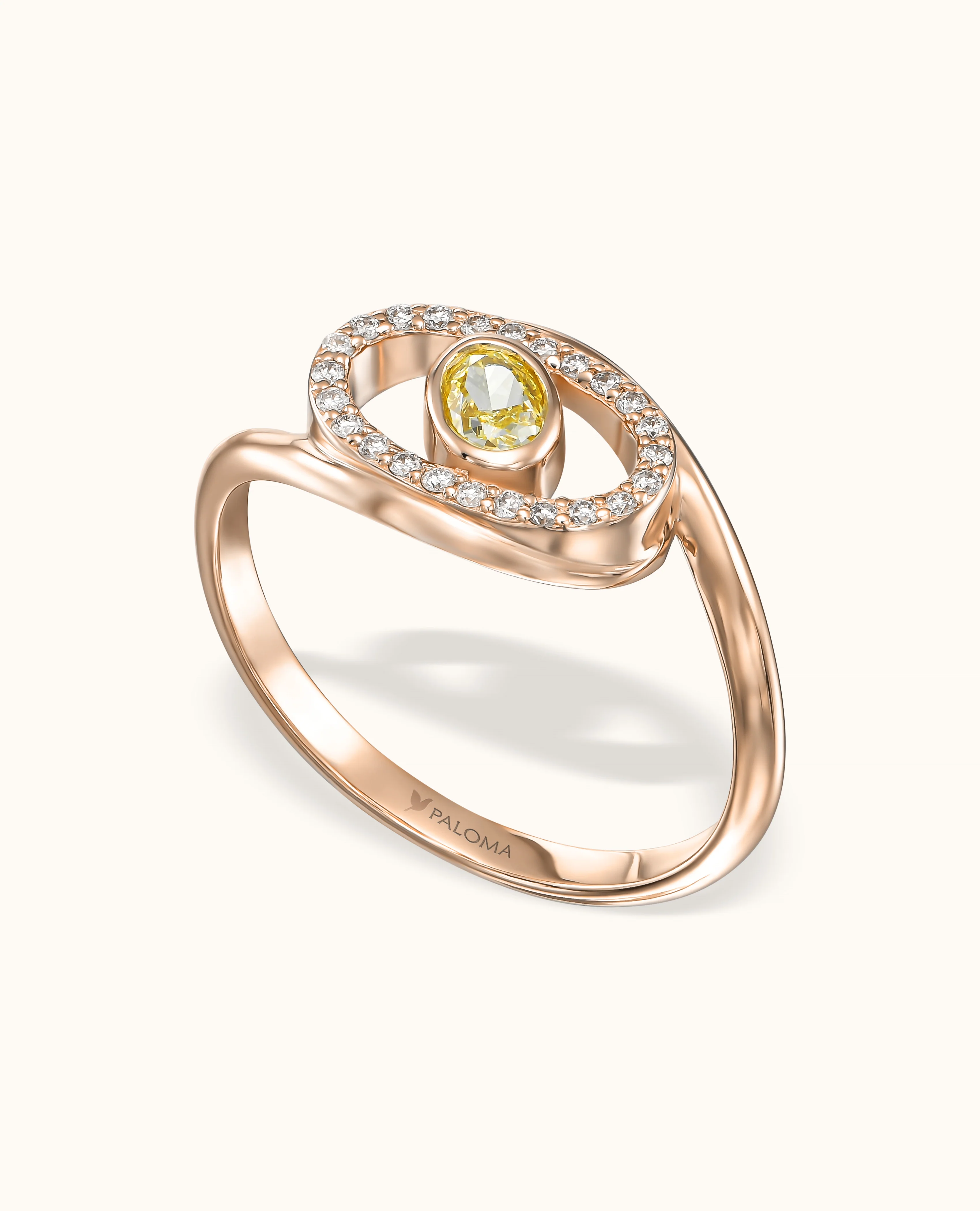 Yellow Diamond Aura Ring - Image 3