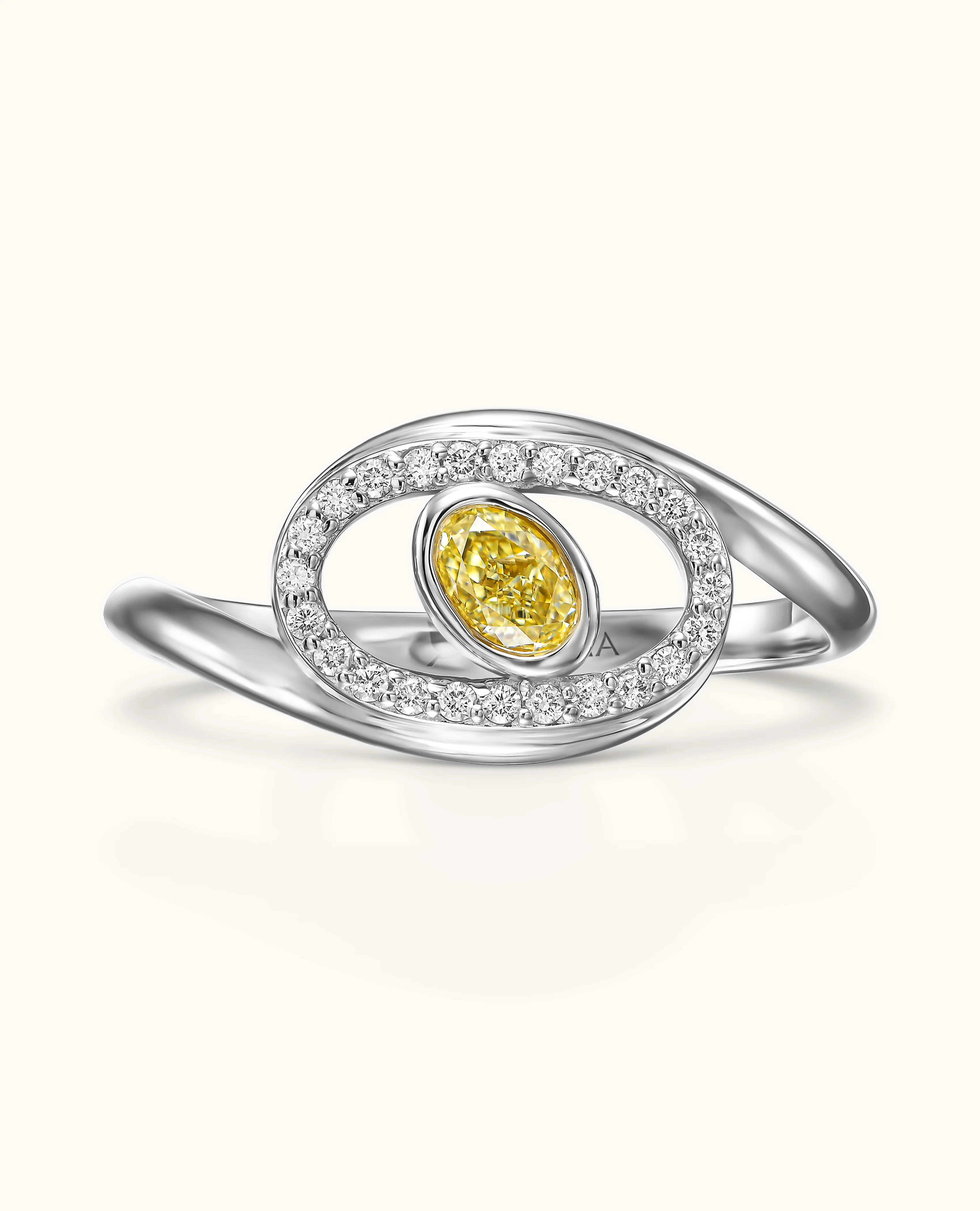 Yellow Diamond Aura Ring - Image 6