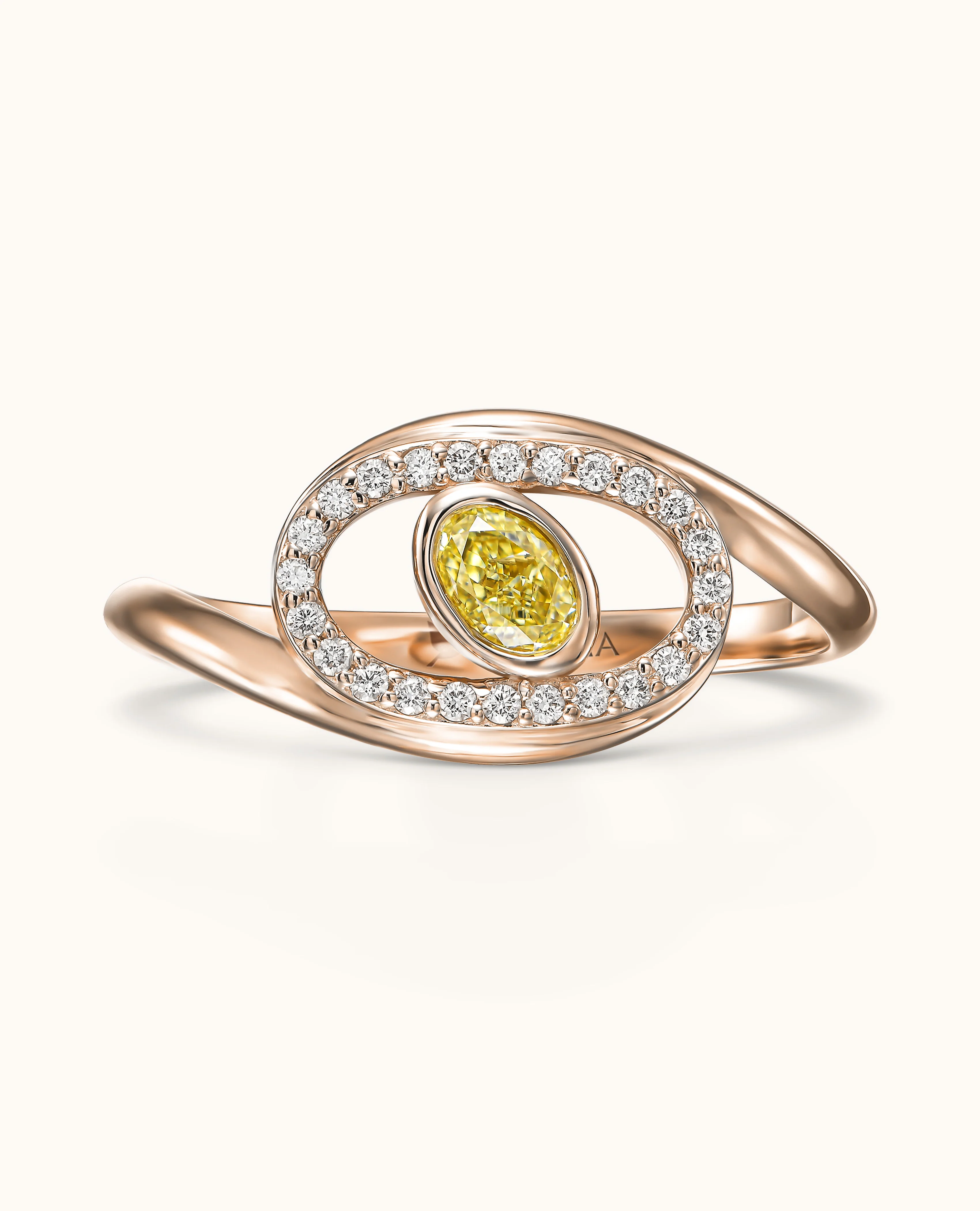Yellow Diamond Aura Ring - Image 7
