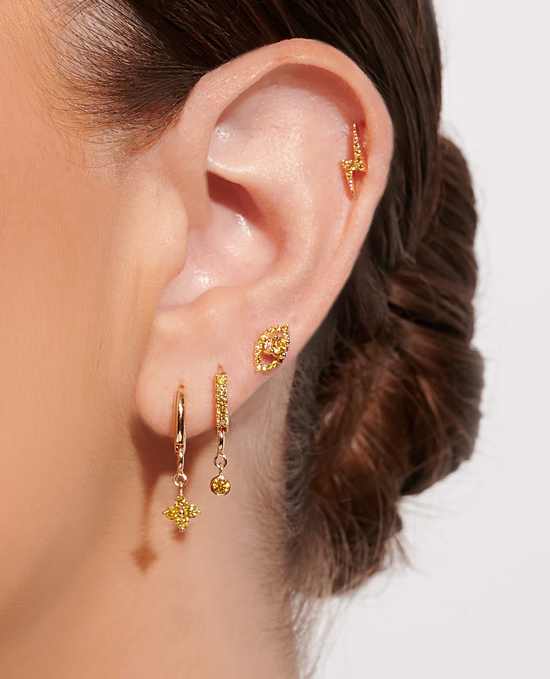 Yellow Diamond Flower Charm - Image 5