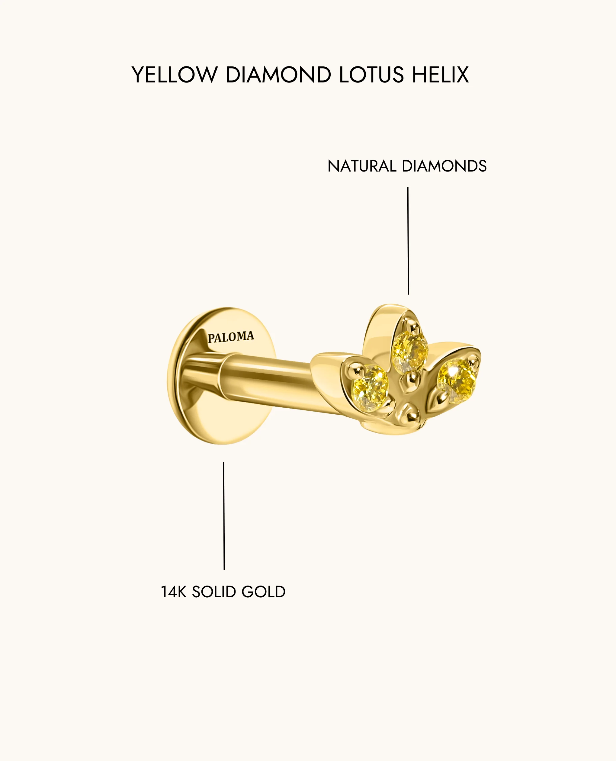 Yellow Diamond Lotus Helix - Image 4