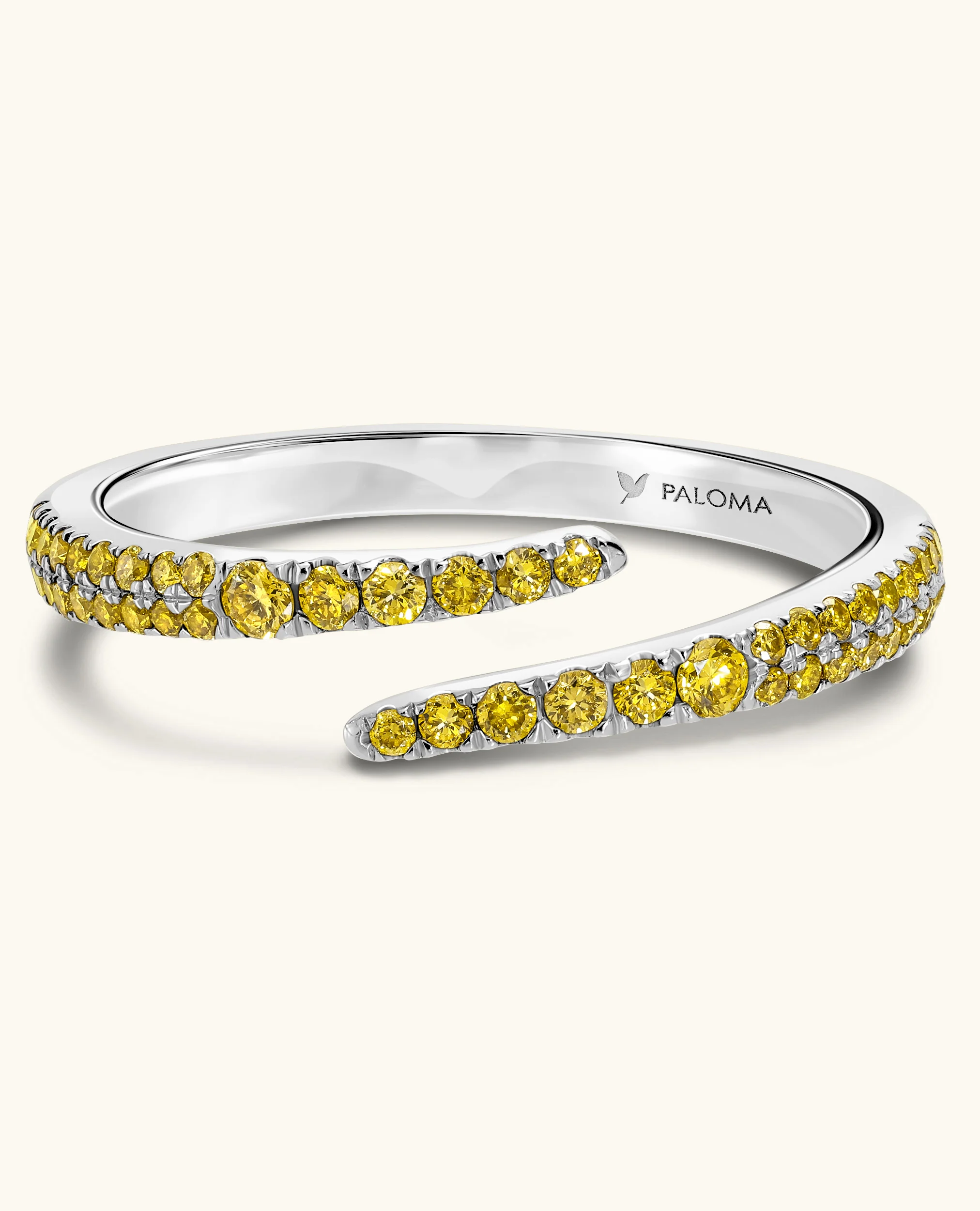 Yellow Diamond Wrap Ring - Image 6