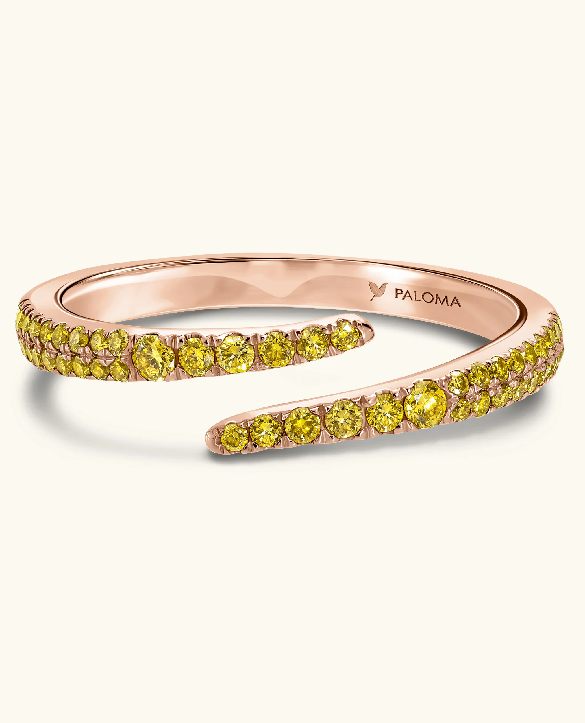 Yellow Diamond Wrap Ring - Image 7